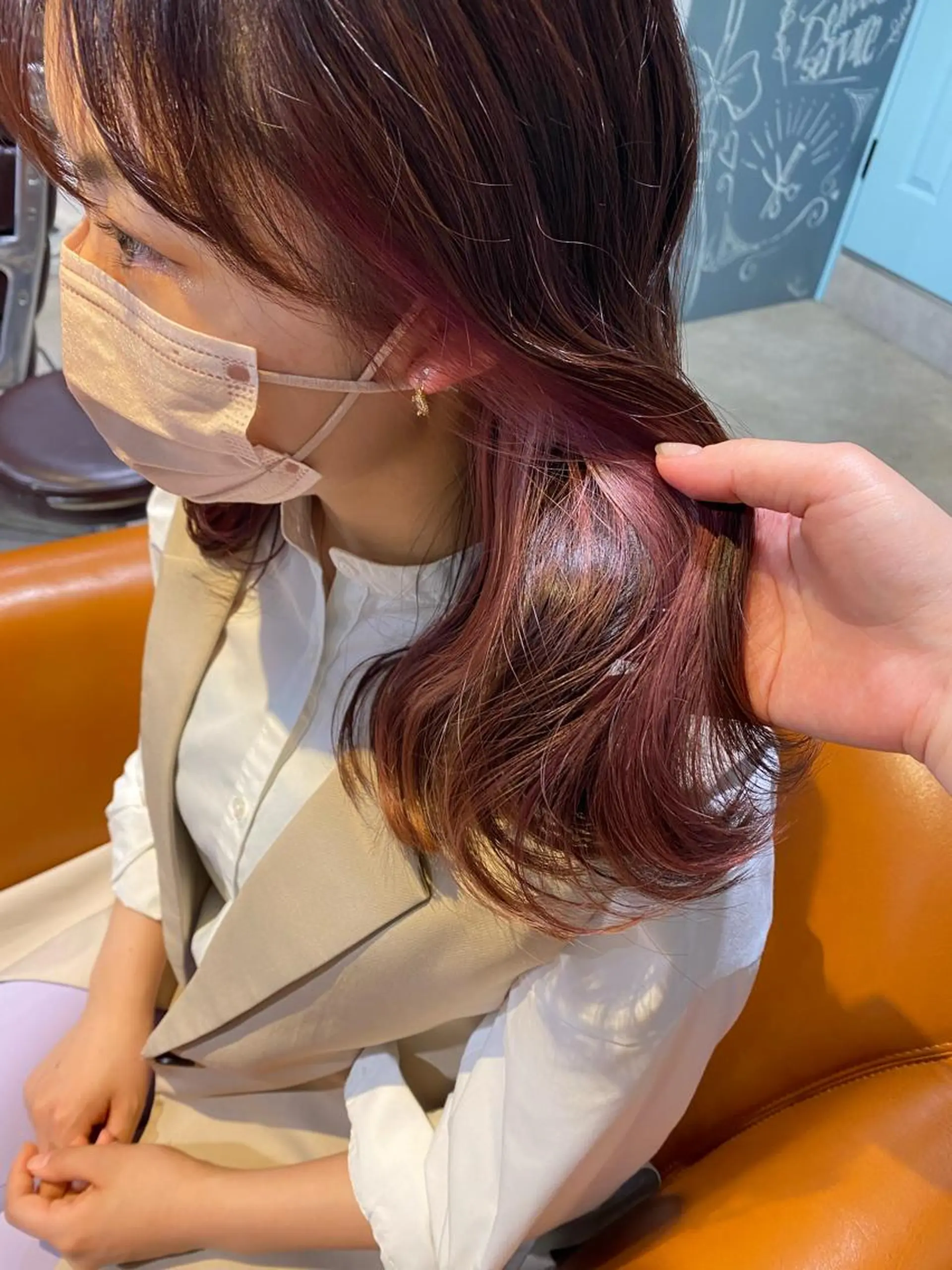 ミディアム GO TODAY SHAiRE SALON 原宿Stella店所属・𓍯柔らかhair 𓍯 yukinoのヘアスタイル