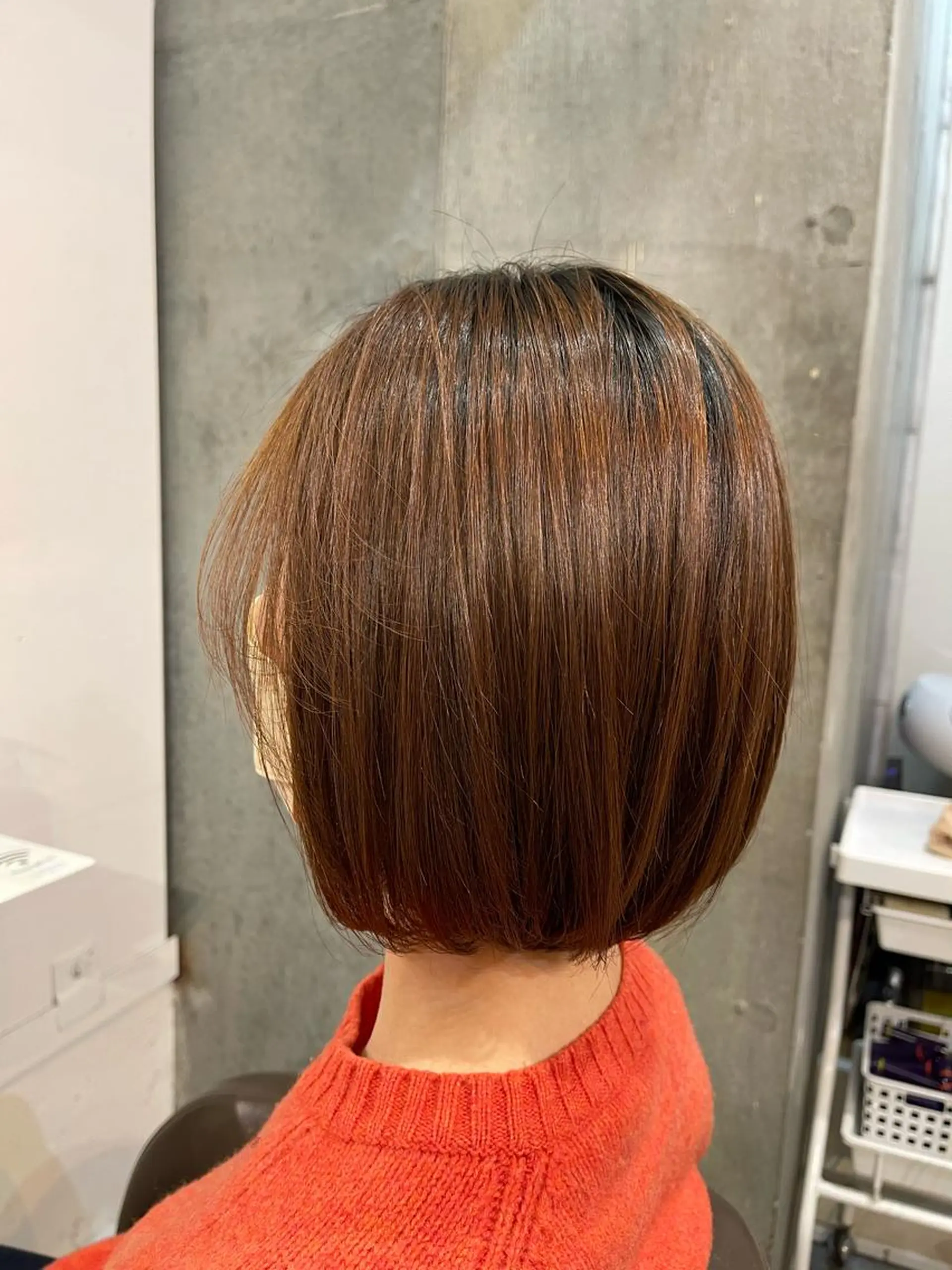 ミディアム abie hair 西大島店所属・am iのヘアスタイル