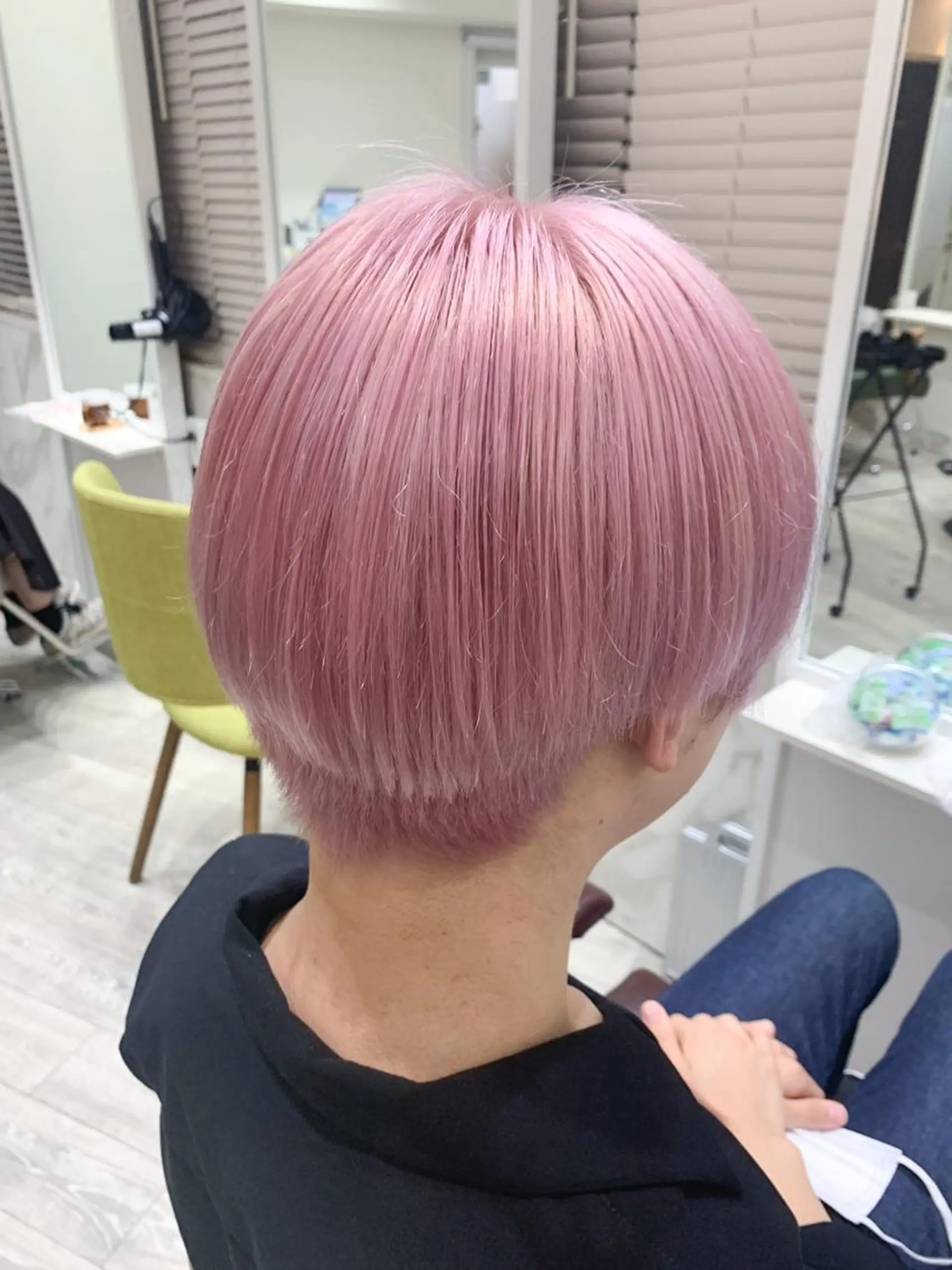 ショート カット ヘアカラー トリートメント ☺︎ RIHOのヘアスタイル