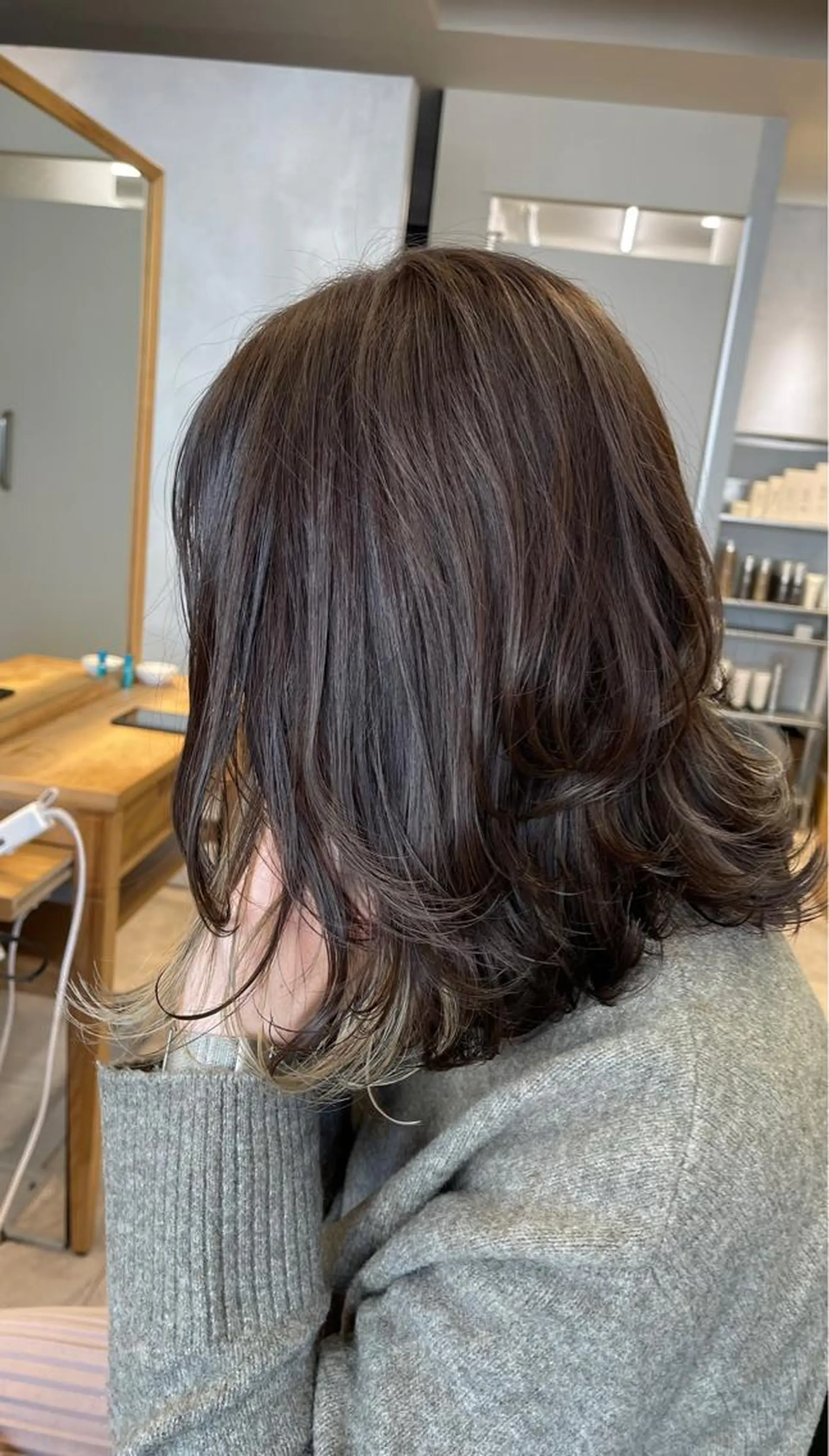 ミディアム tahie所属・クスカワ ノリエのヘアスタイル