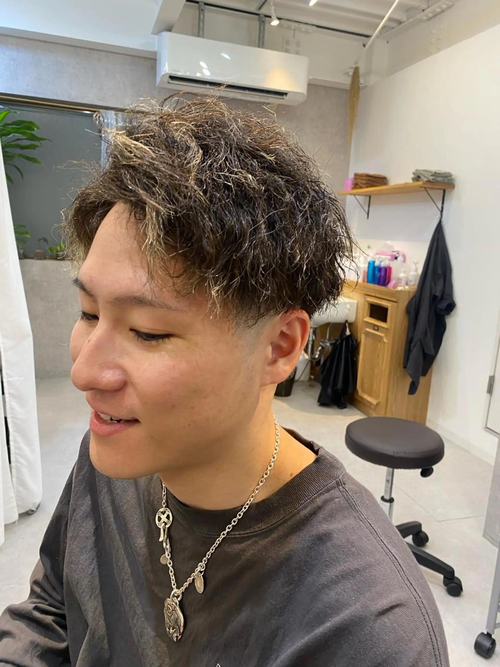 ショート パーマ メンズ カット パーマ トリートメント Dxxxx III所属・オシャレ女性目線の 大人メンズ❁⃘*.ﾟのヘアスタイル