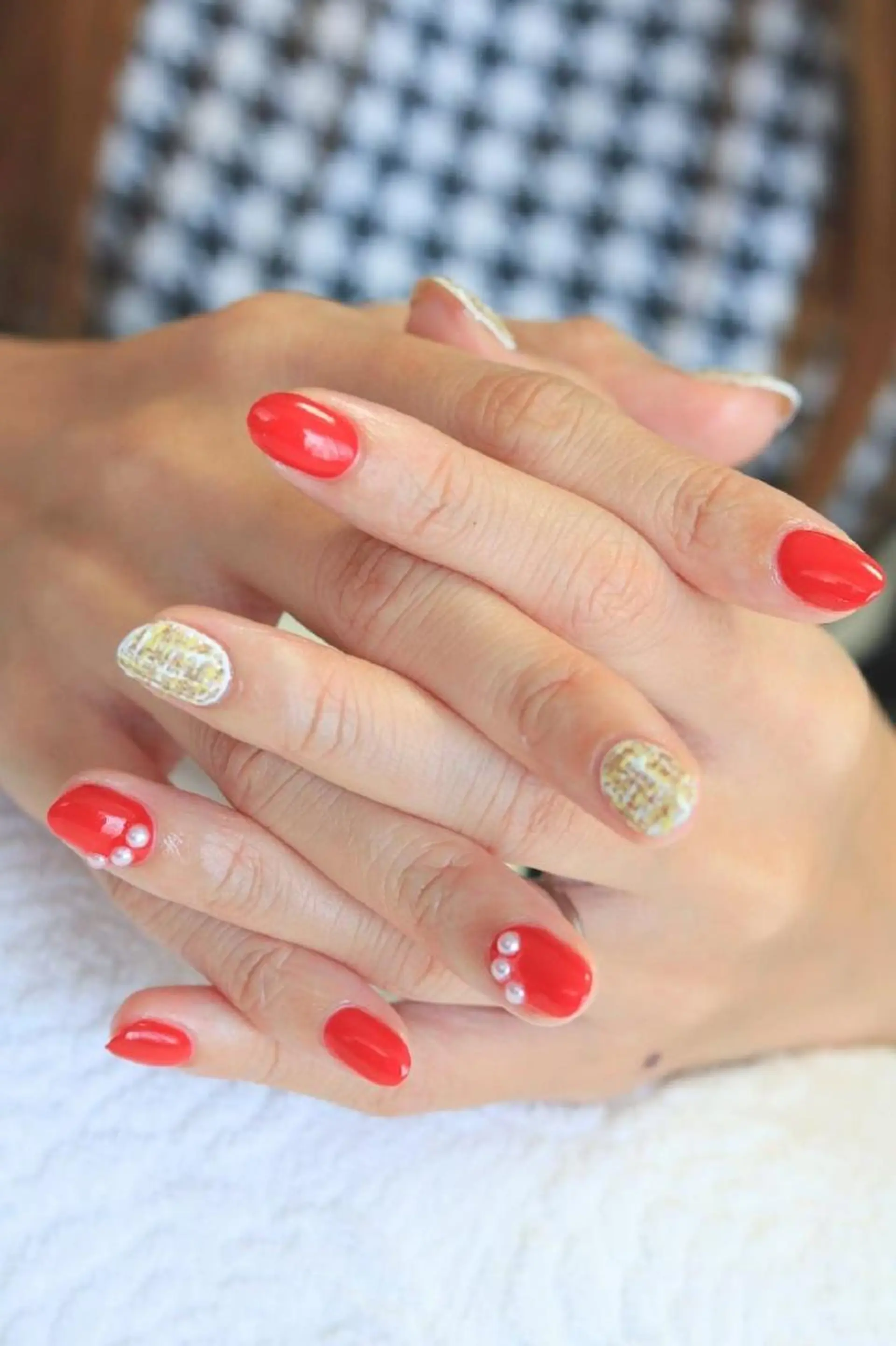ネイル ツイードネイル y-nail ★のネイルデザイン