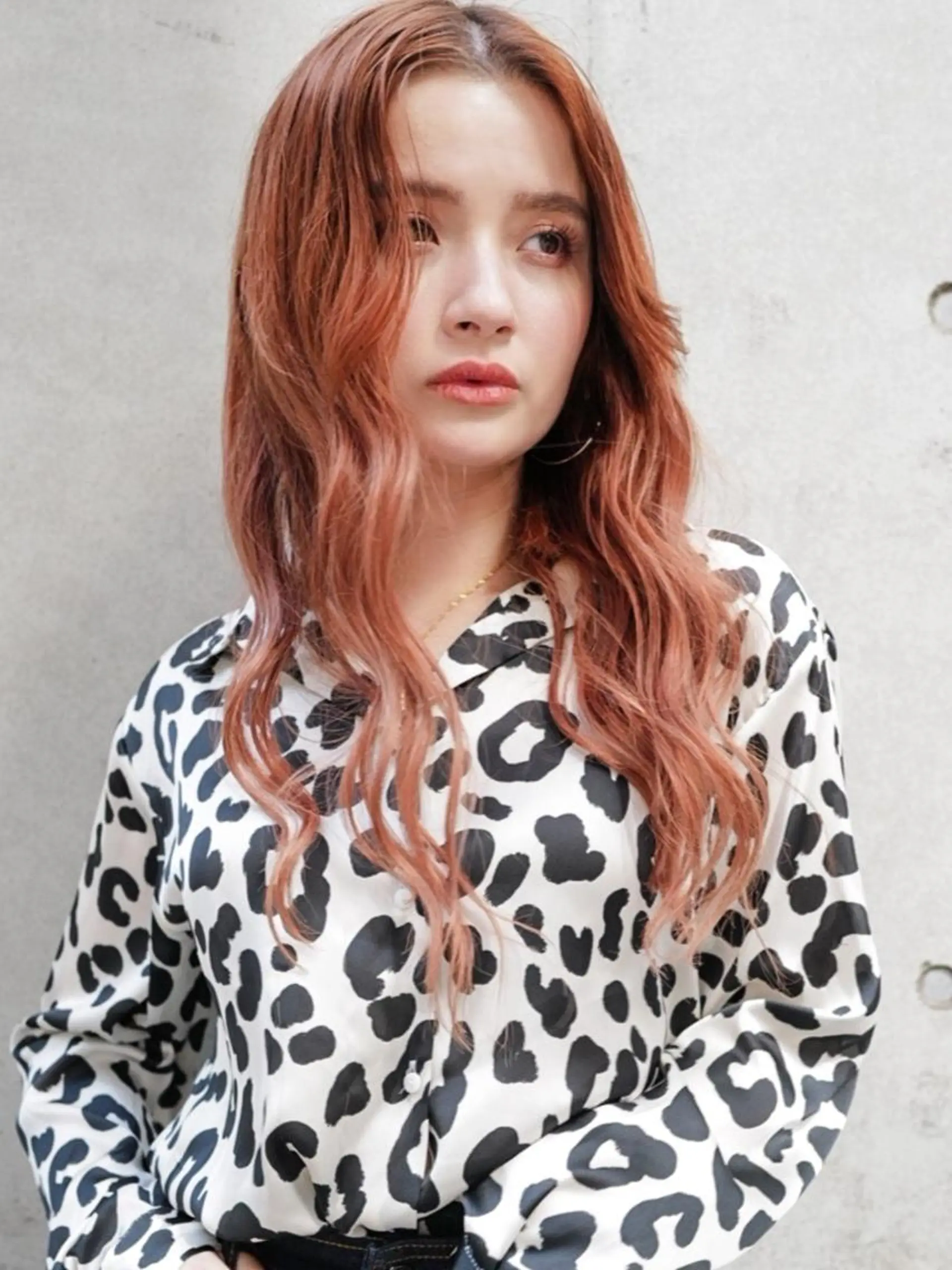 セミロング カラー ヘアアレンジ cecil hair 難波店所属・髪質改善透明感カラー /SHOGO☀️のヘアスタイル