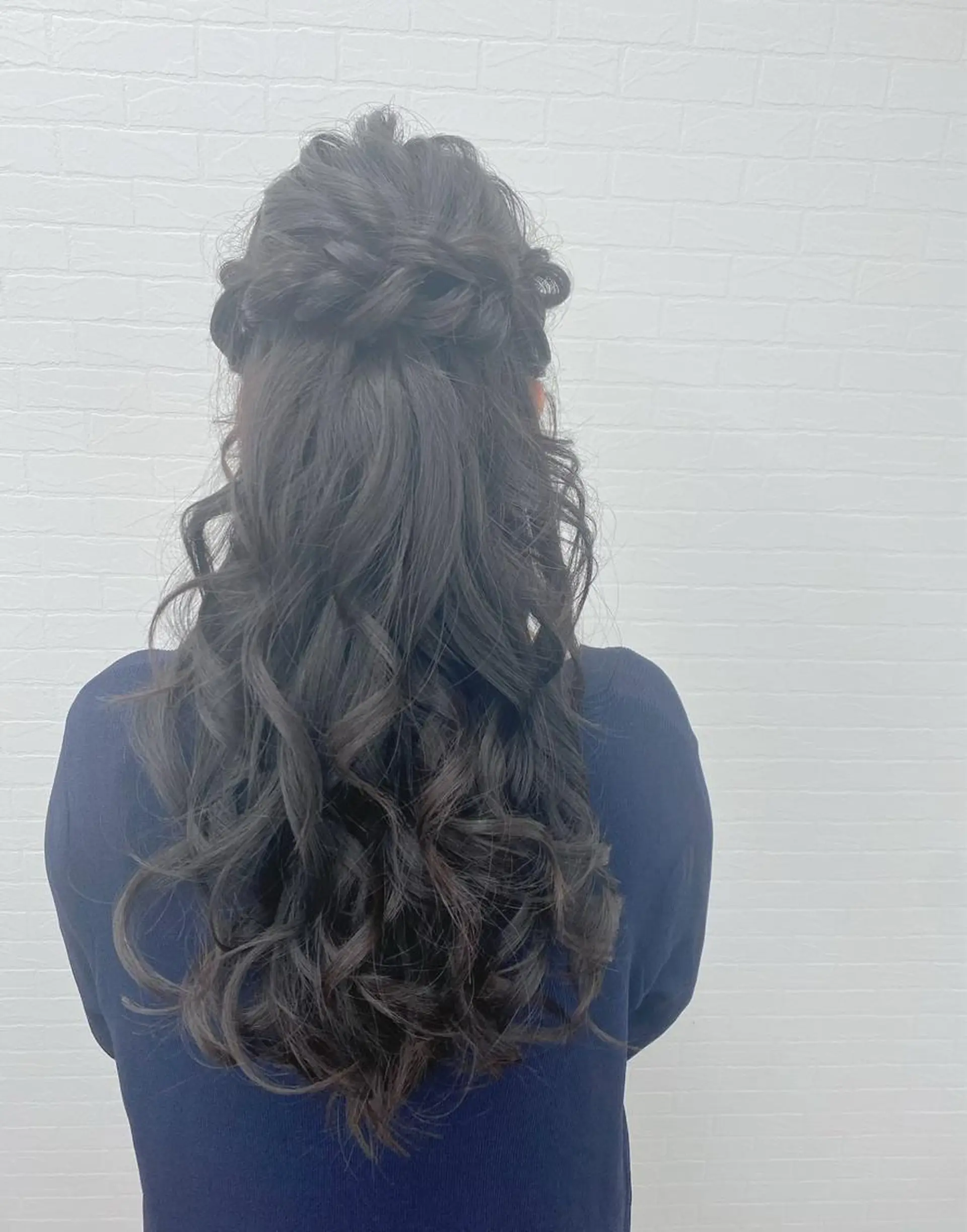 ロング ヘアアレンジ ハーフアップ ヘアセット GRANLUSSO 〜グランルッソ駅前店所属・木口 嘉美のヘアスタイル