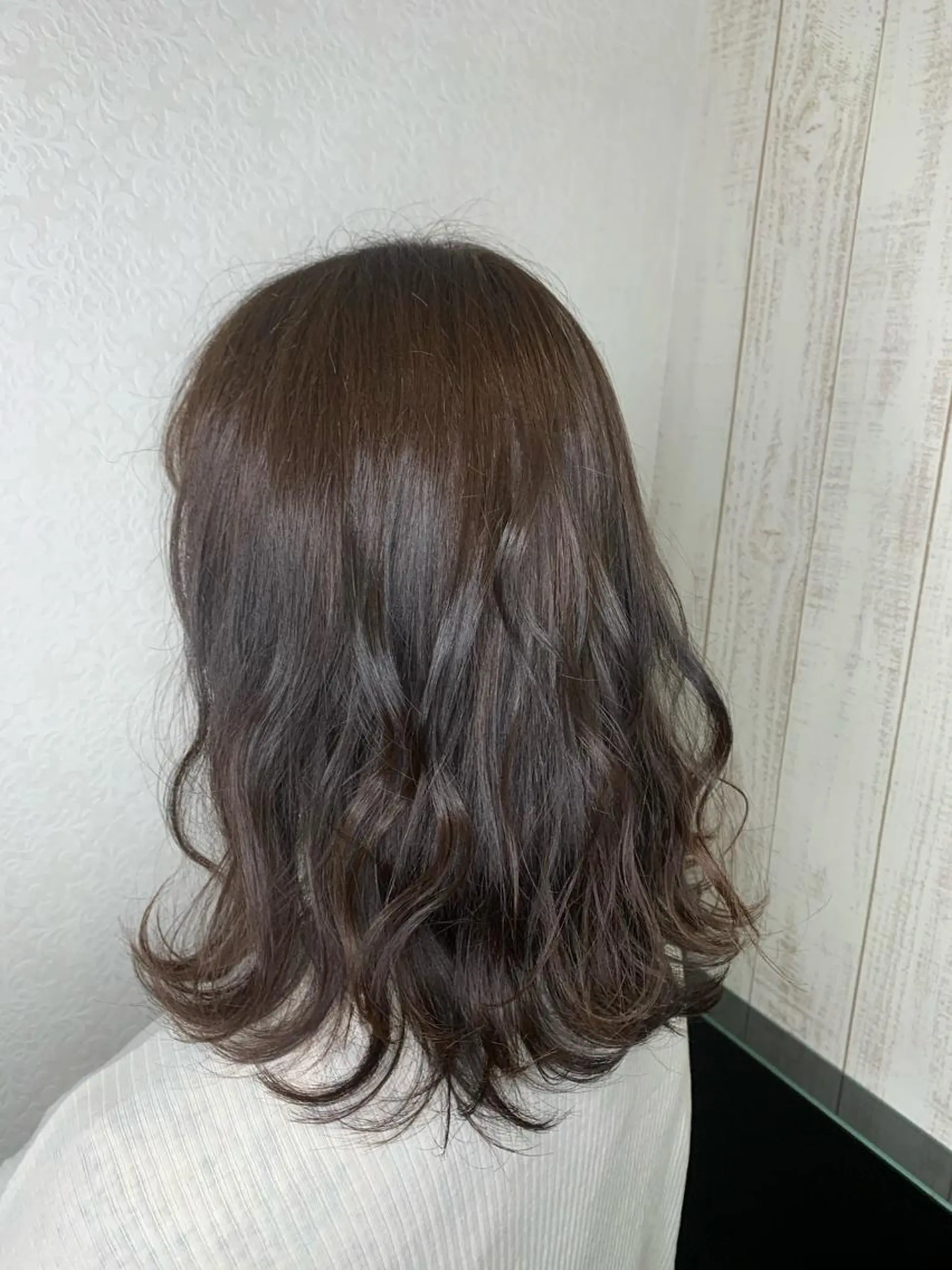 セミロング カラー 松永 らりっさのヘアスタイル