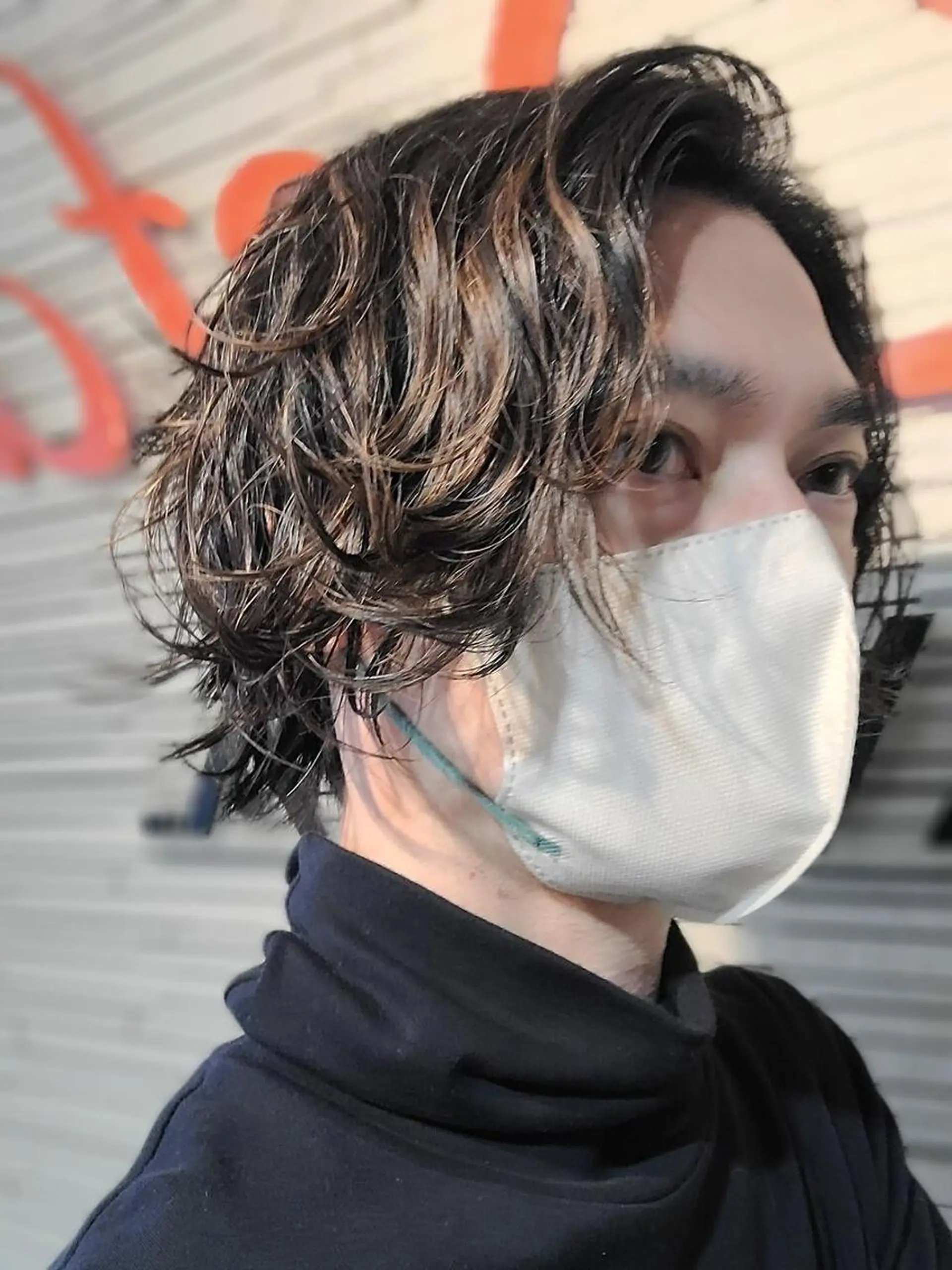 ミディアム ミディアムパーマ ウルフカット カット パーマ ✨ショート✨レイヤー ✨メンズ✨パーマ✨のヘアスタイル