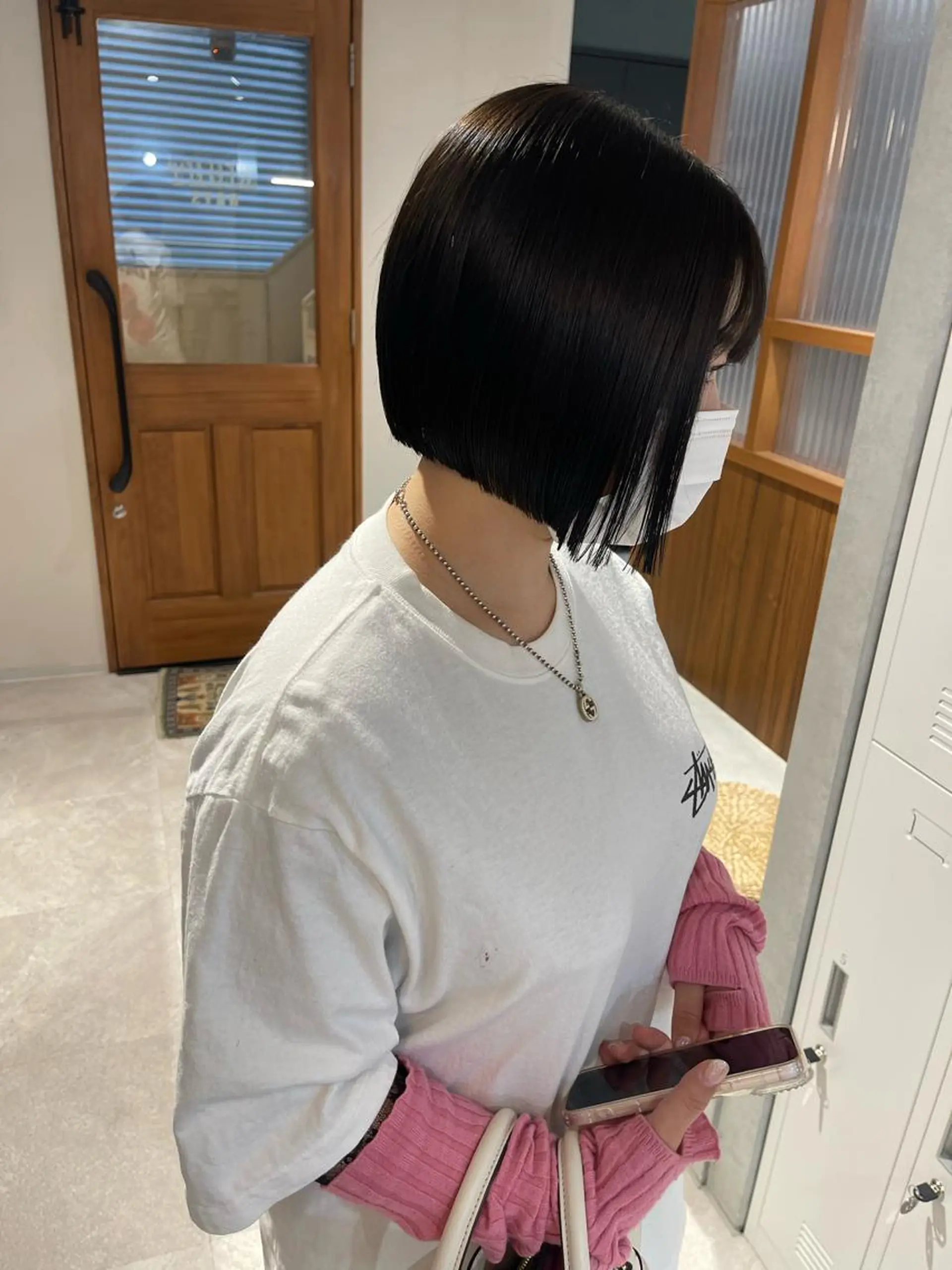 ショート カラー カット ヘアカラー トリートメント 店長　MANAMI ／ブリーチ／骨格ボブのヘアスタイル