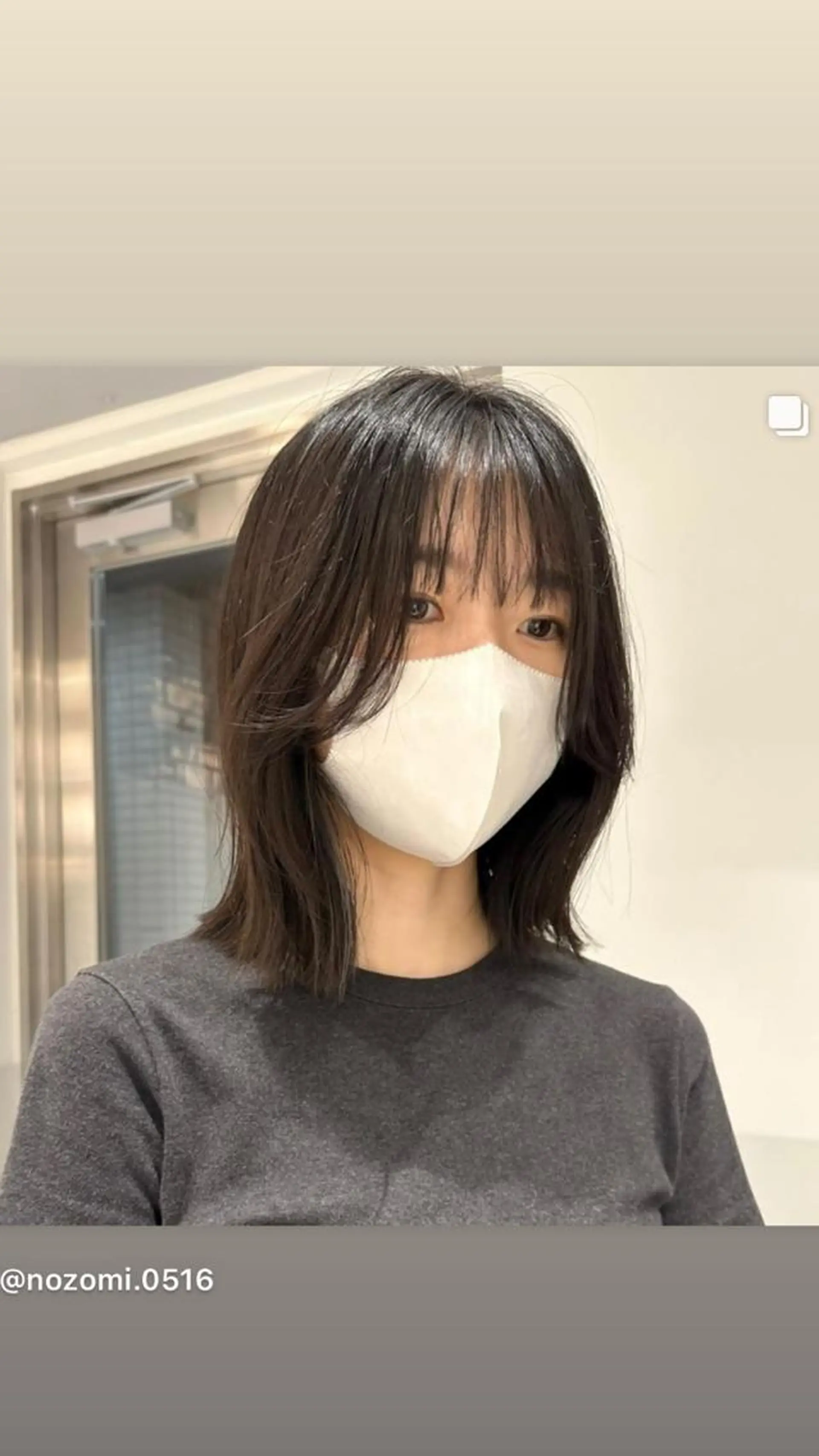 ミディアム ヘアカラー トリートメント SALOWIN下北No.R店所属・୨୧柔らかいカラー nozomi ୨୧のヘアスタイル