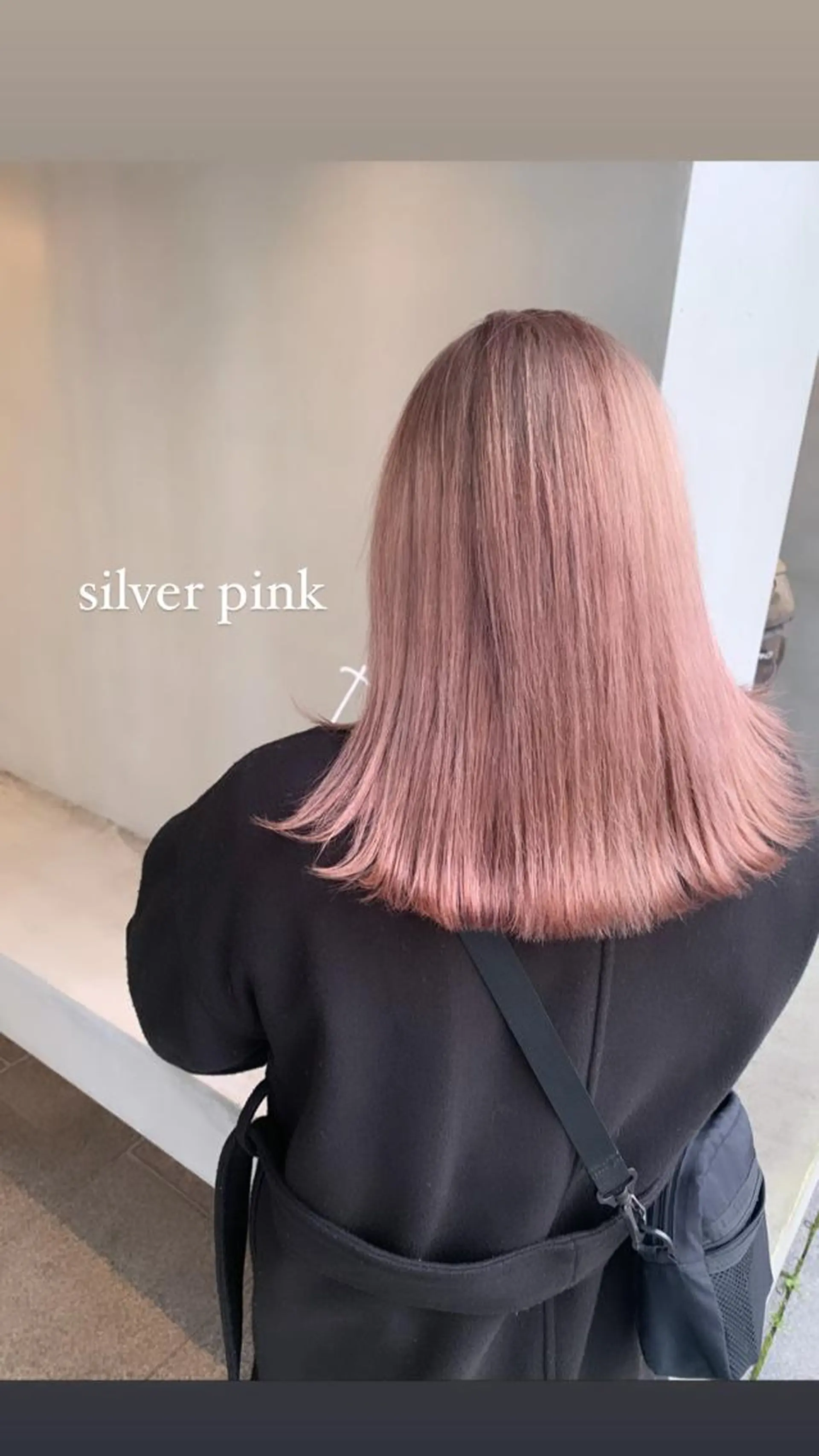 セミロング カラー ヘアカラー ブリーチ/アレンジ 天満/chihiroのヘアスタイル