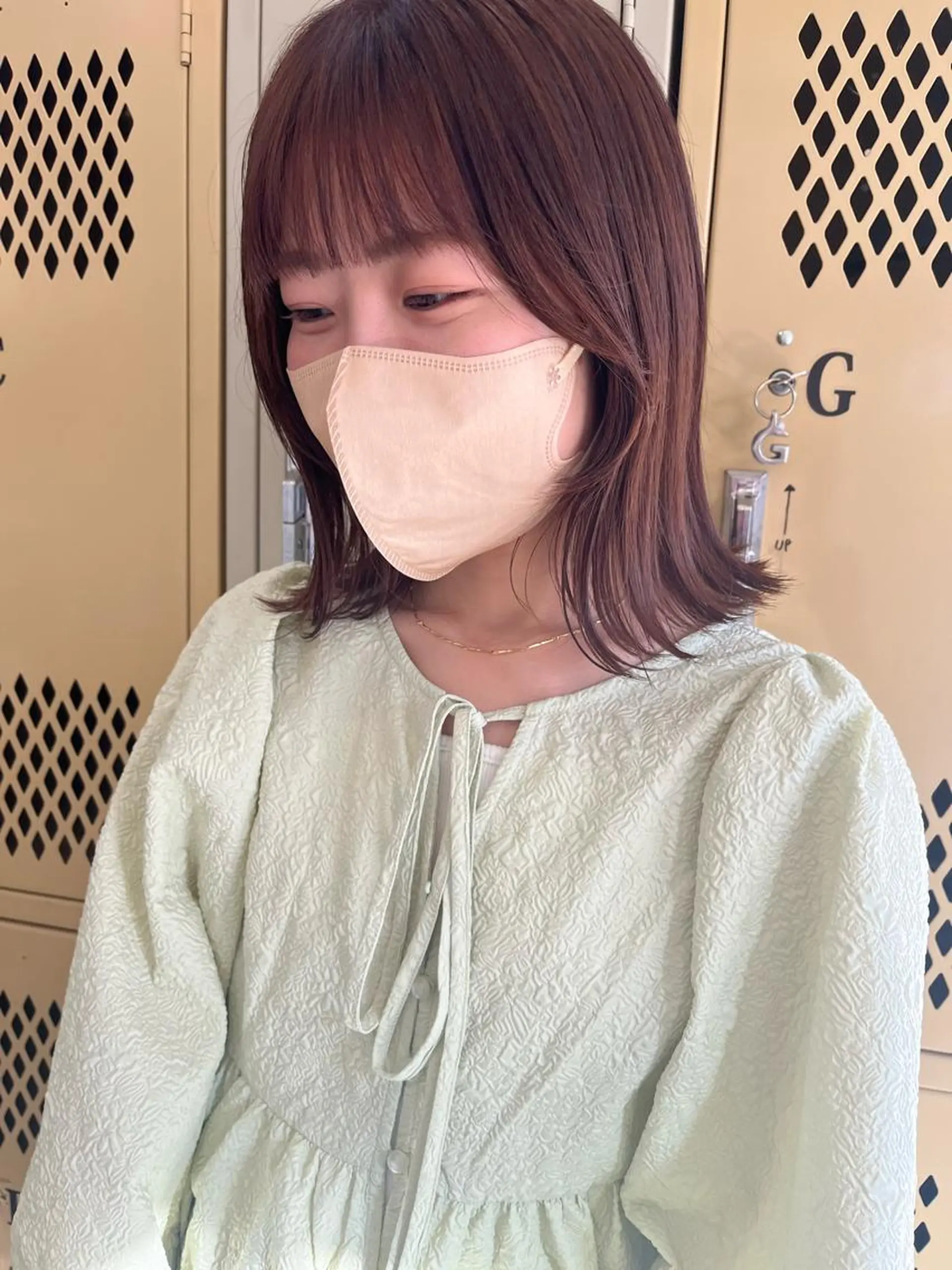 ミディアム カラー カット ヘアカラー トリートメント 🌼sunc HINAMI🌼のヘアスタイル