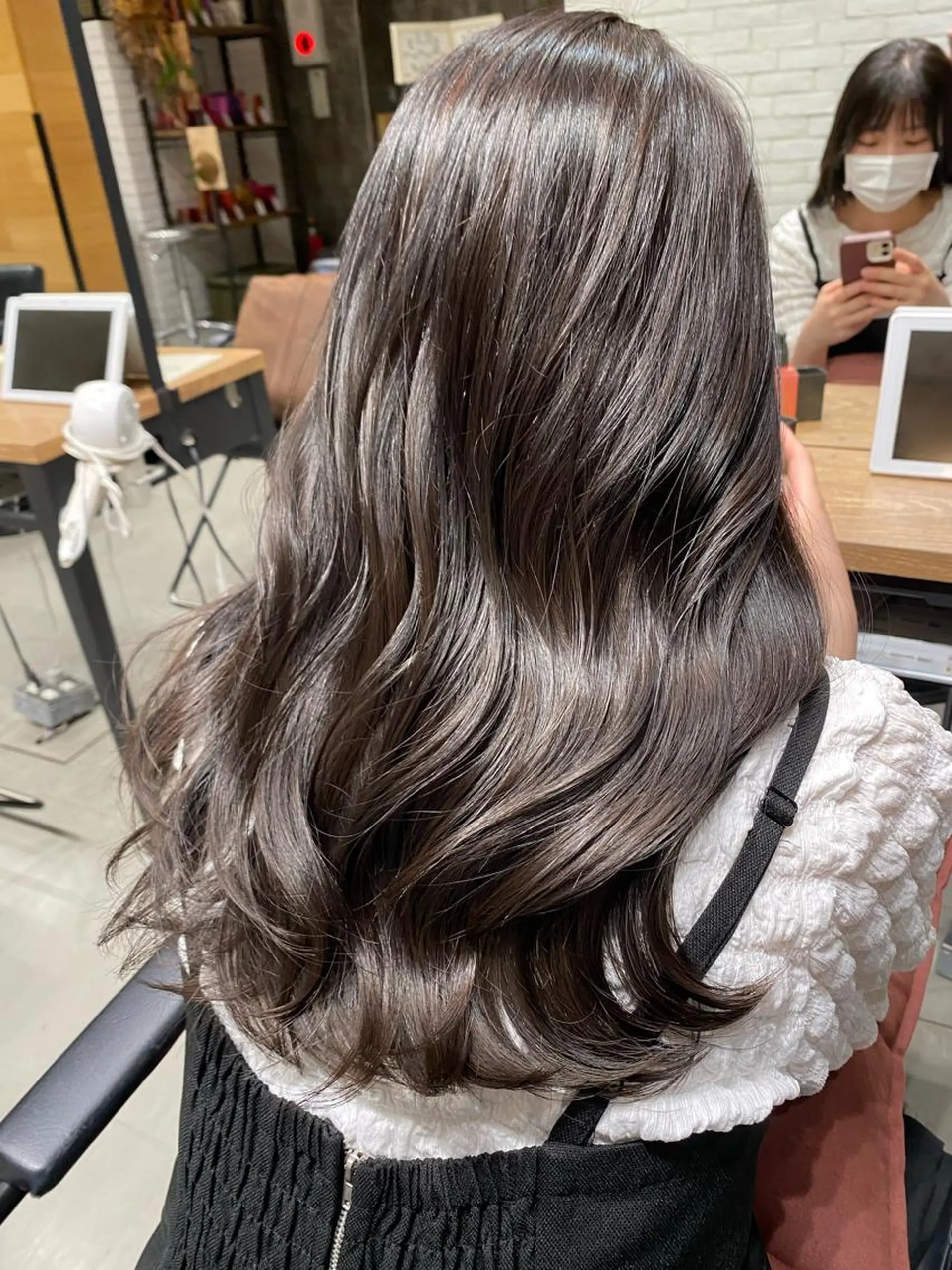 ロング カラー アッシュ ラベンダーカラー ラベンダーアッシュ The C 橋本所属・TheC/Eight ショート/ボブ🫧のヘアスタイル