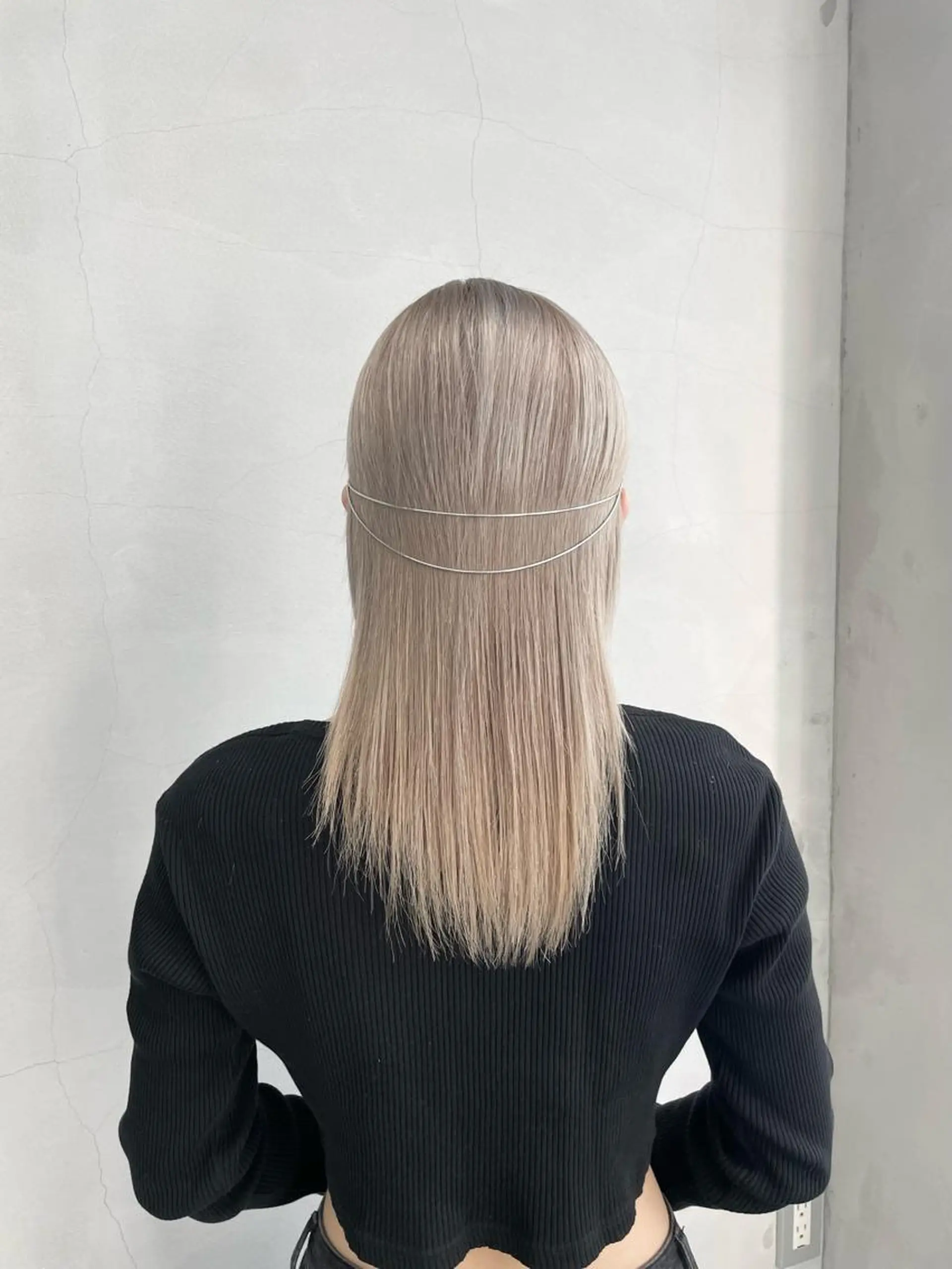 ロング カラー ヘアカラー トリートメント 才下 ゆいのヘアスタイル