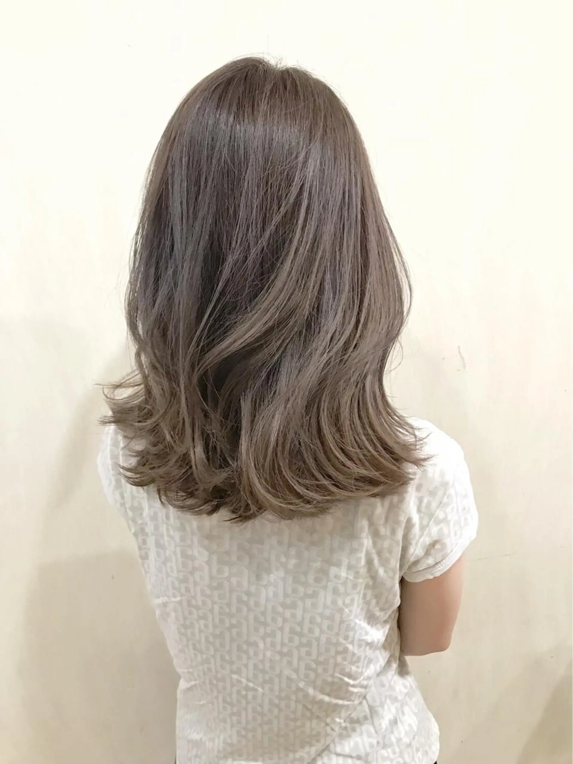 カラー パーマ ヘアアレンジ ハイライトカラー オリーブカラー 髪質改善 mihoko/ ニュアンスパーマのヘアスタイル
