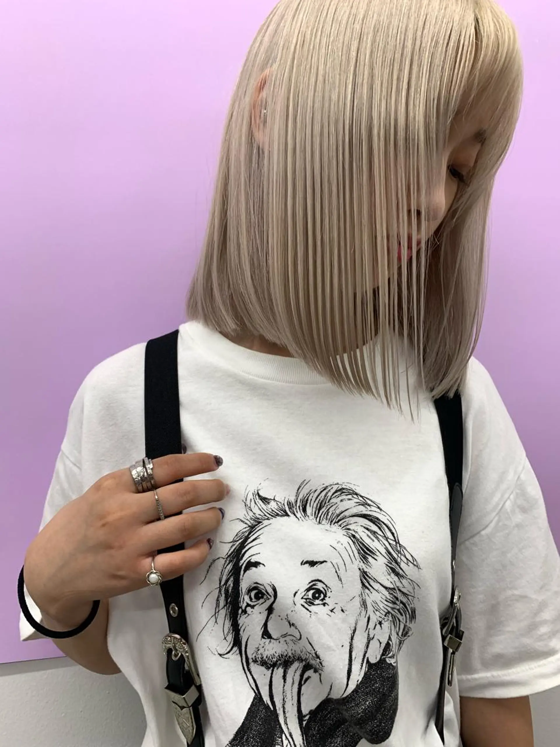 ミディアム LEBEN所属・leben serikaのヘアスタイル