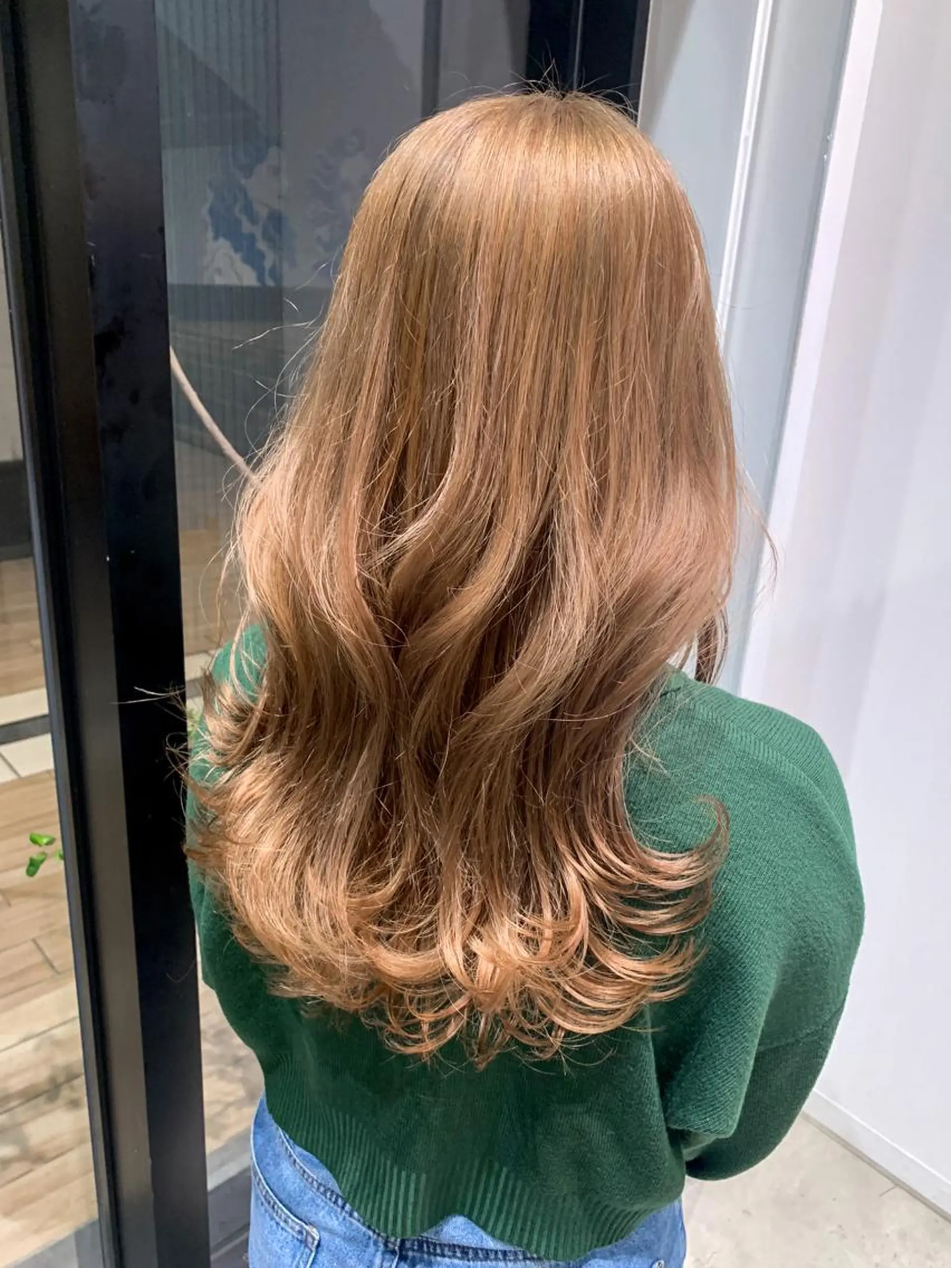 ロング カラー ヘアアレンジ カット ヘアカラー トリートメント yuka .のヘアスタイル