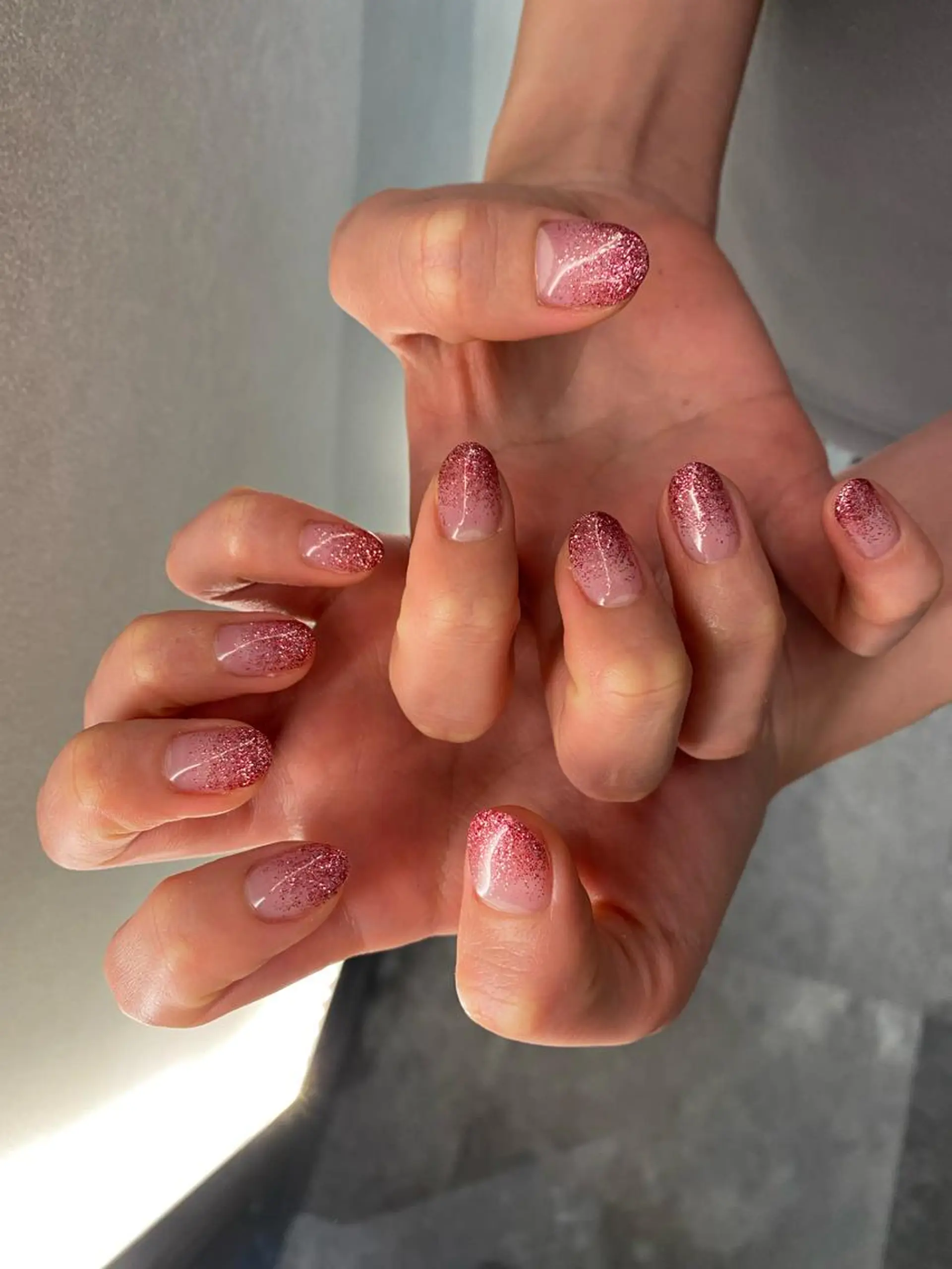 ネイル グラデーション ラメ(グリッター) ラメグラデーション nail salon eve...のネイルデザイン