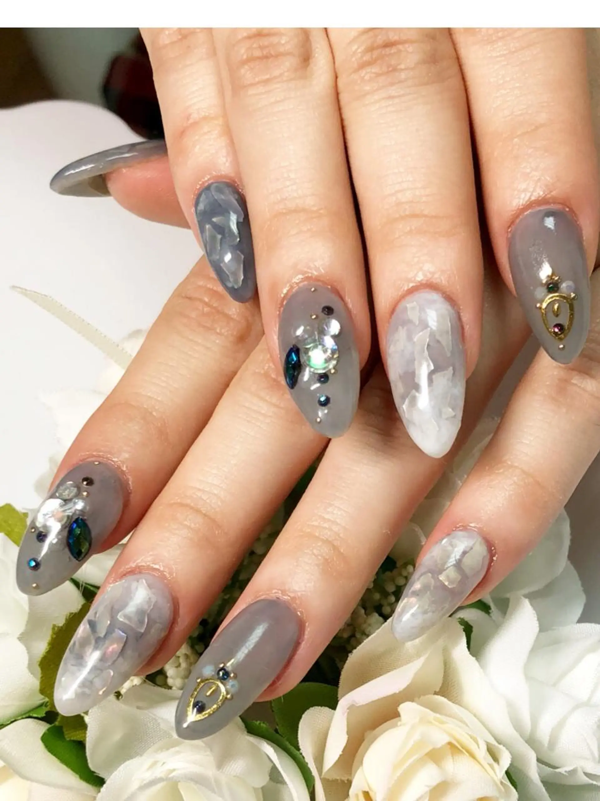 ロング カラー ネイル ハンドネイル CITRAtotal beautyのネイルデザイン