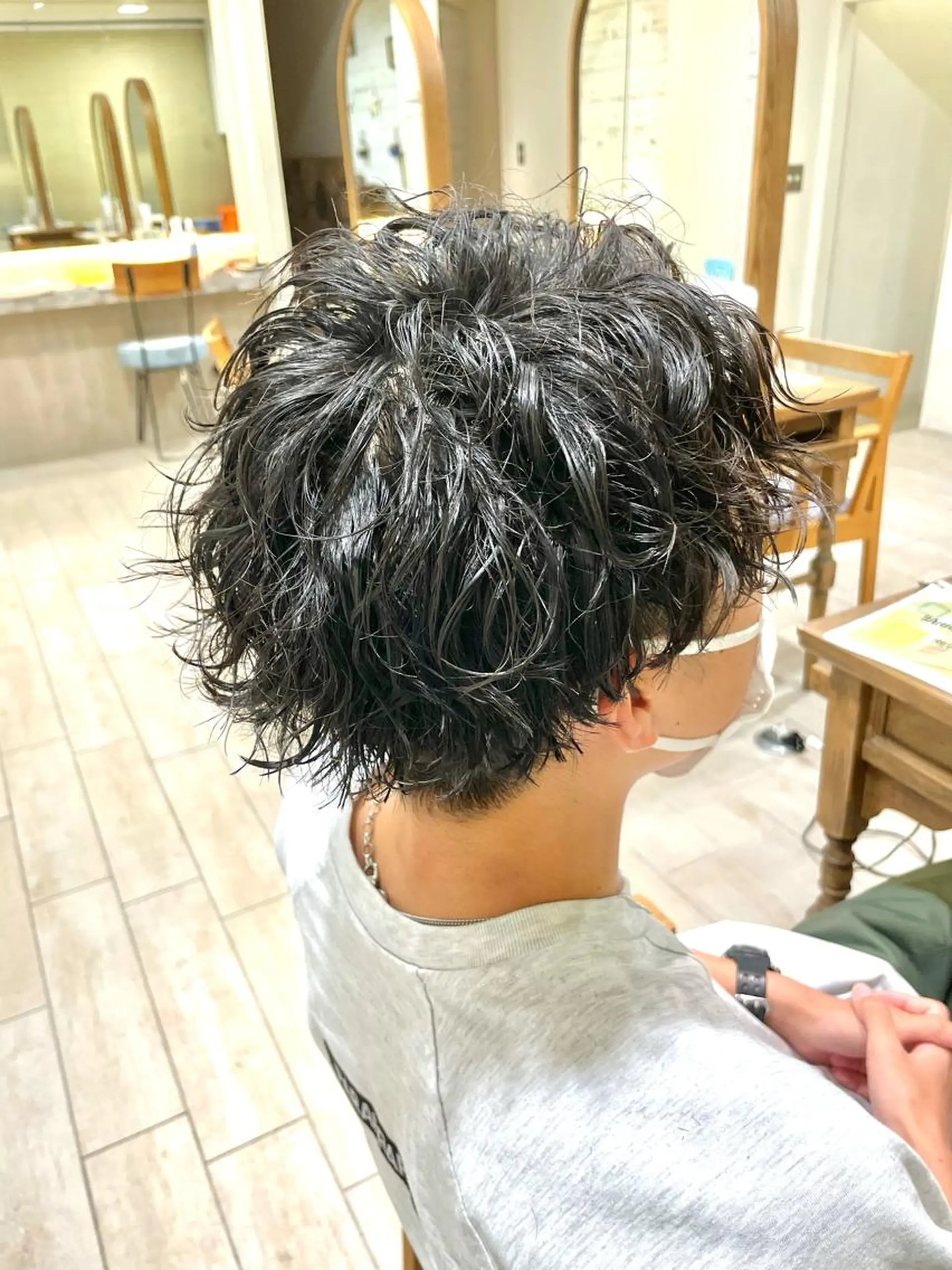 メンズ 波巻きパーマ カット パーマ 大宮/メンズパーマ 関勇也のヘアスタイル