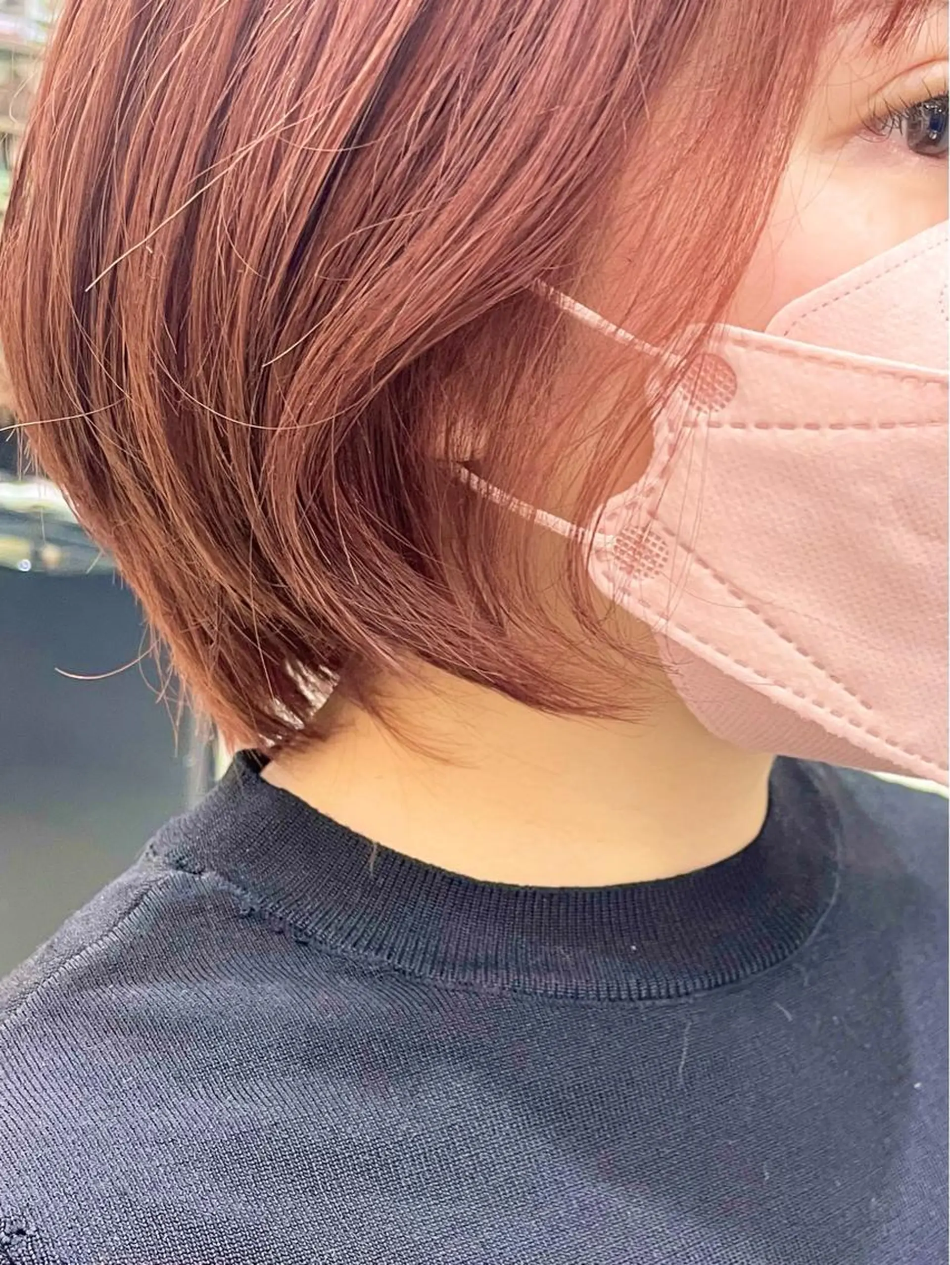 ショート カラー ベージュカラー ブリーチ ピンクカラー ピンクベージュ fifth所属・fifth おのでら ようのヘアスタイル