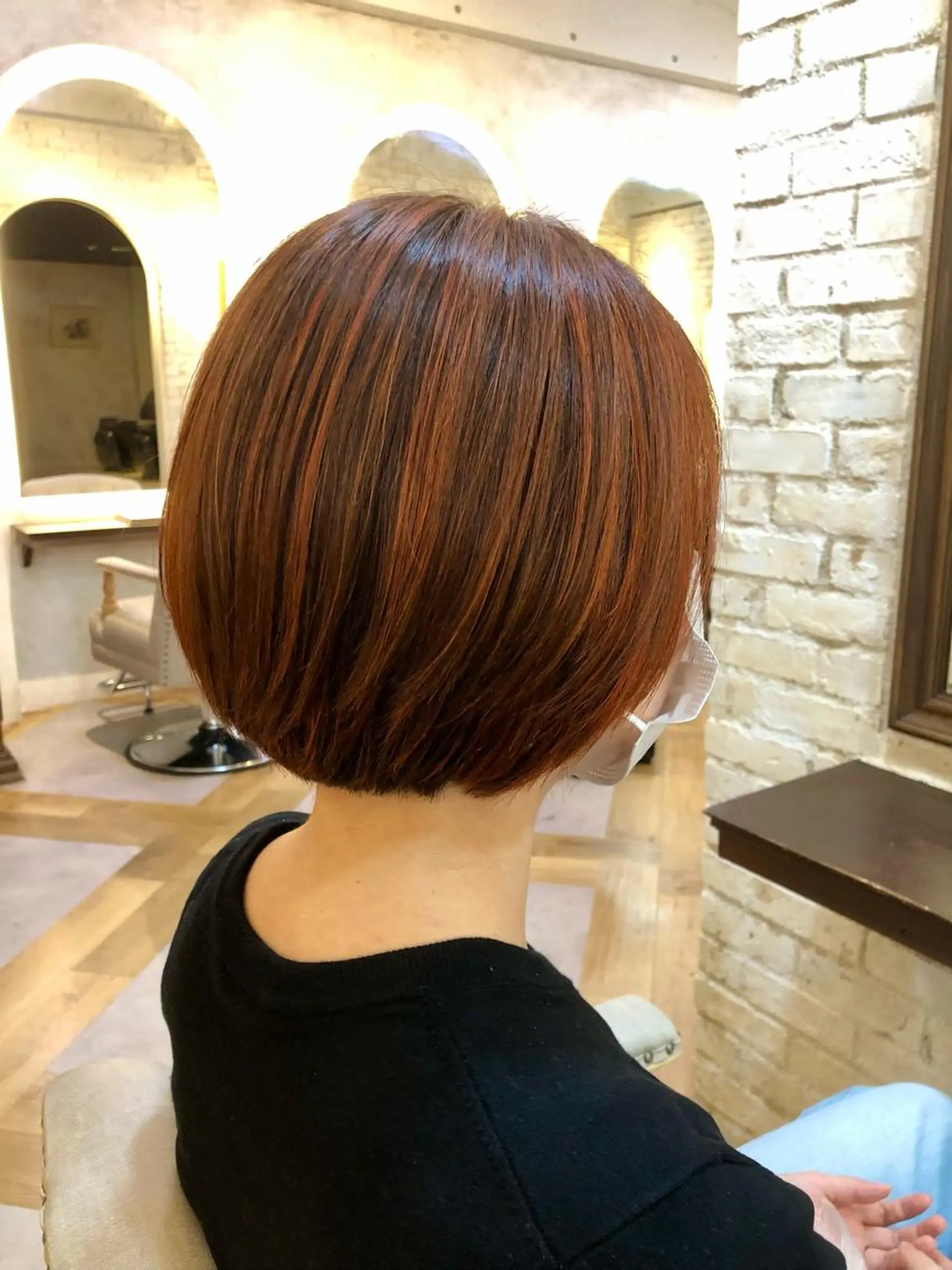 ショート カラー ブリーチ Carina所属・セン北徒歩５分 キシタクのヘアスタイル