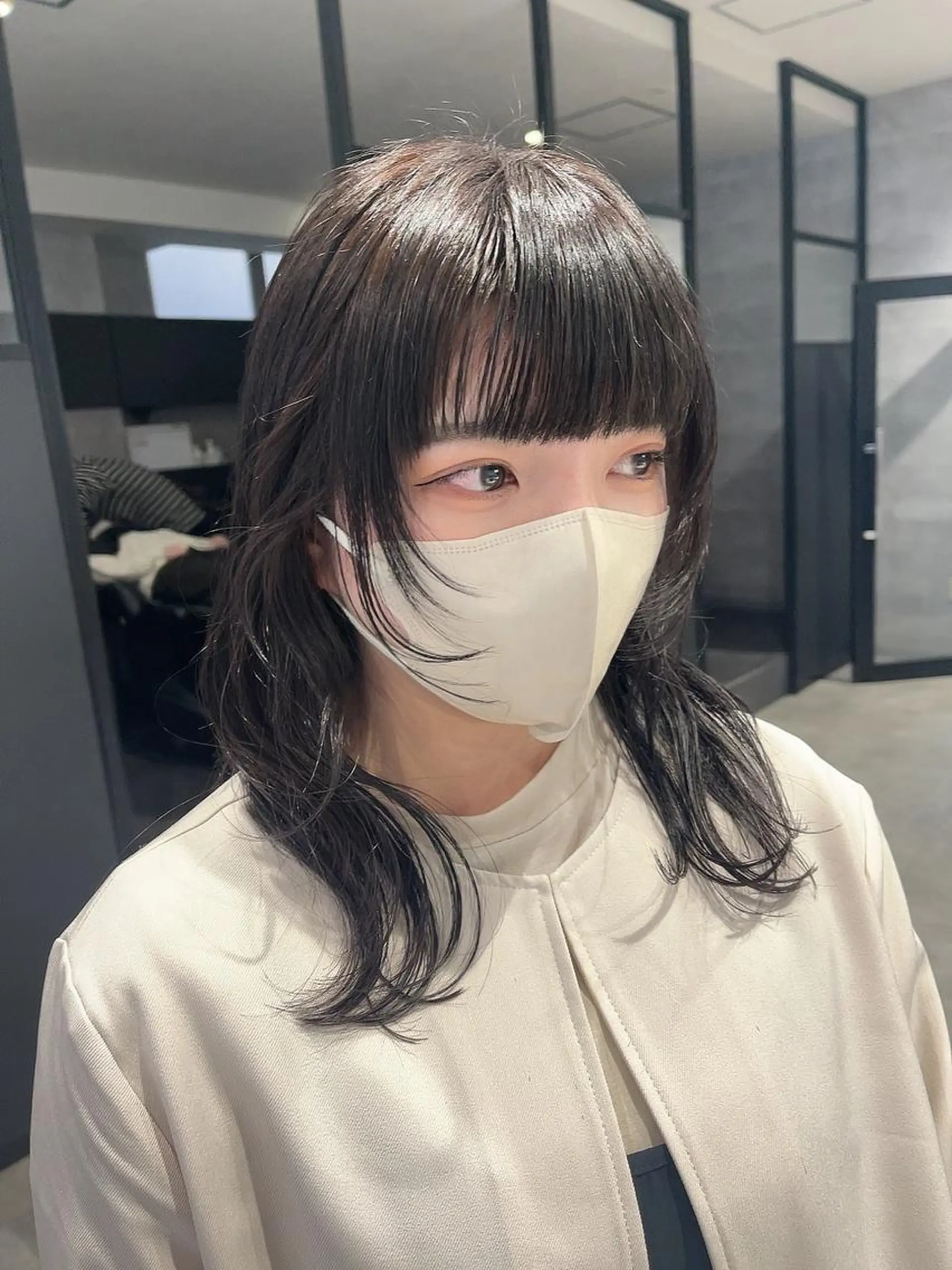 セミロング カット ヘアセット MIES amane(アマネ)のヘアスタイル