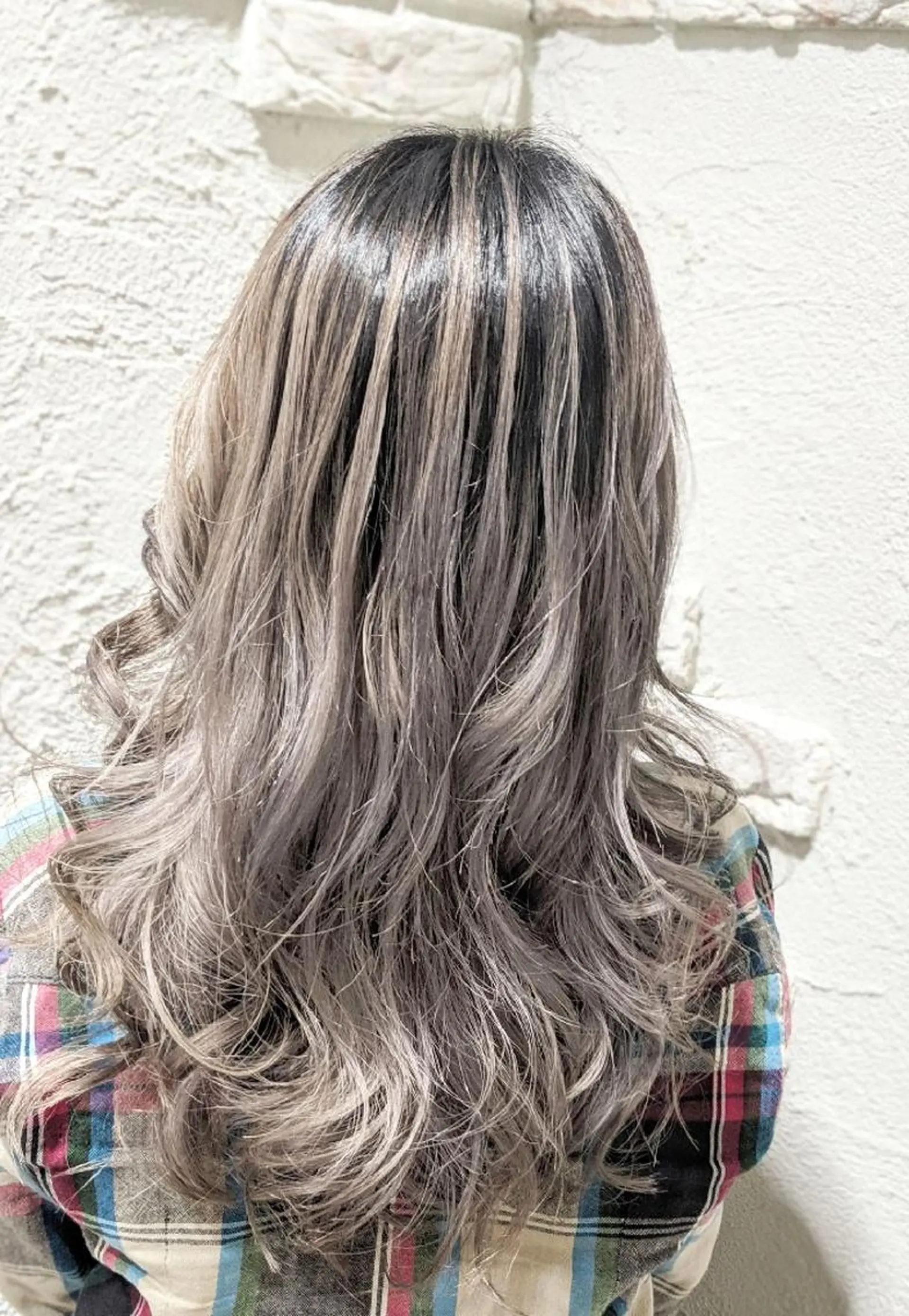 ロング ヘアアレンジ カラー バレイヤージュ レイヤーカット ace share salon所属・桑原 祥のヘアスタイル