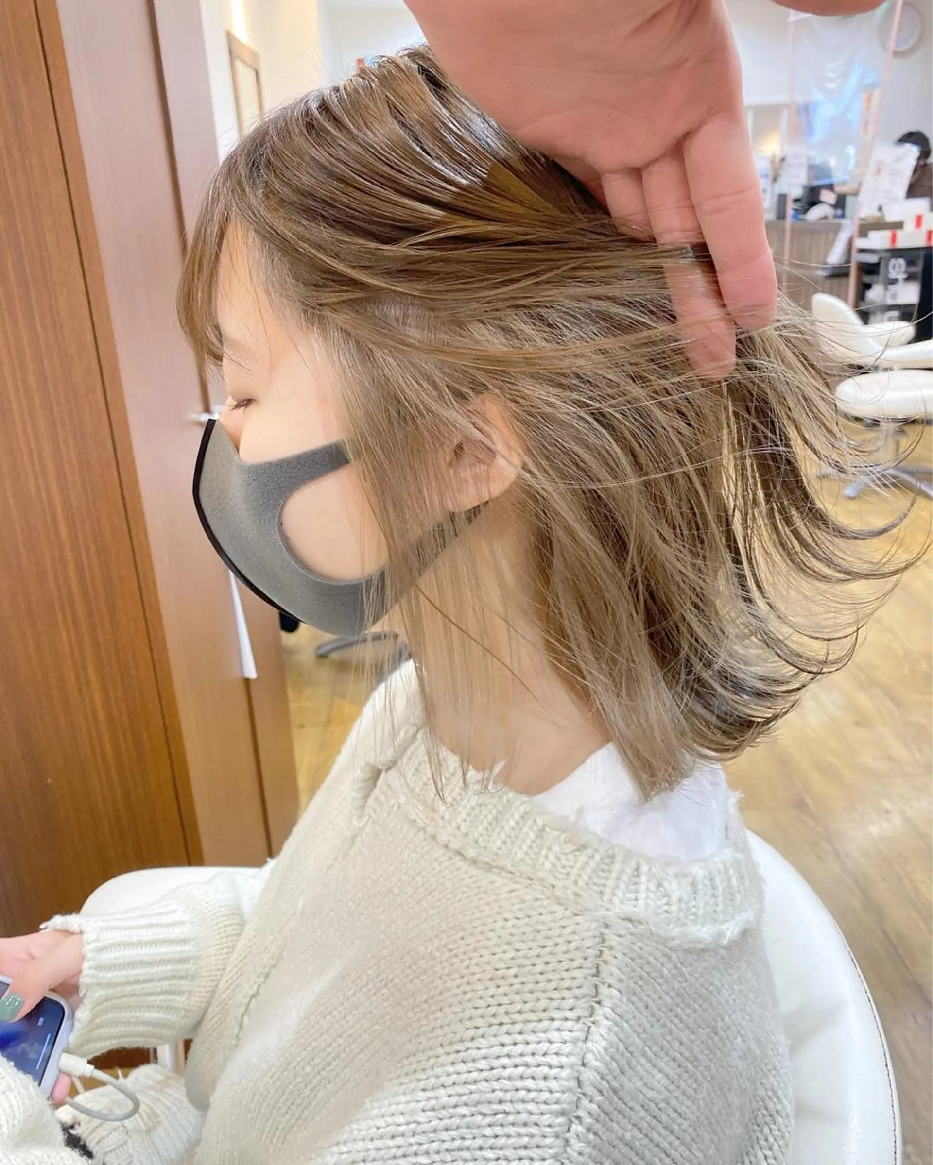 ミディアム カラー RoL by apollo所属・横浜ブリーチムラ直し 特化美容師/海崎剛史のヘアスタイル