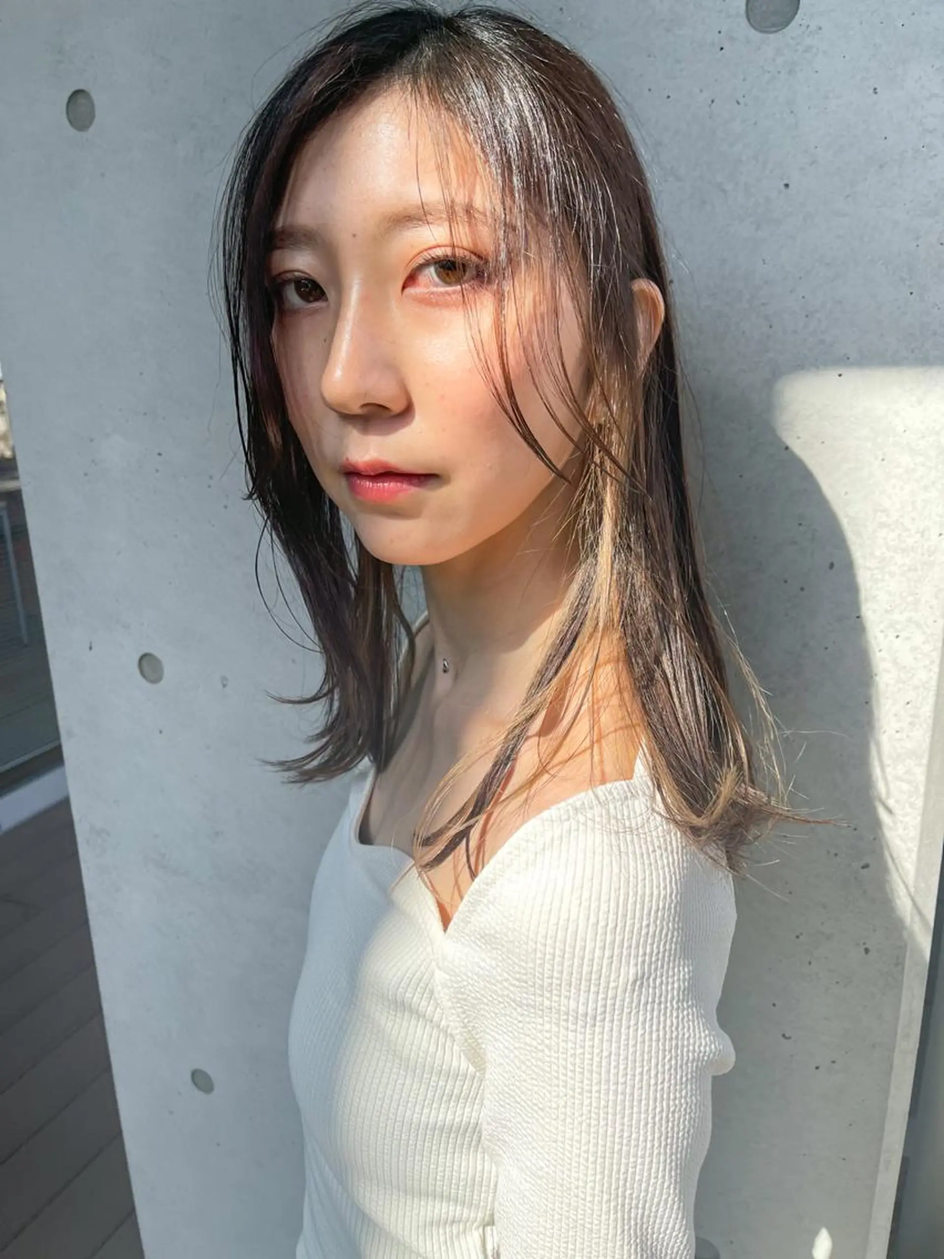 ミディアム ヘアカラー StellA所属・アートディレクター ワダヒサノリのヘアスタイル