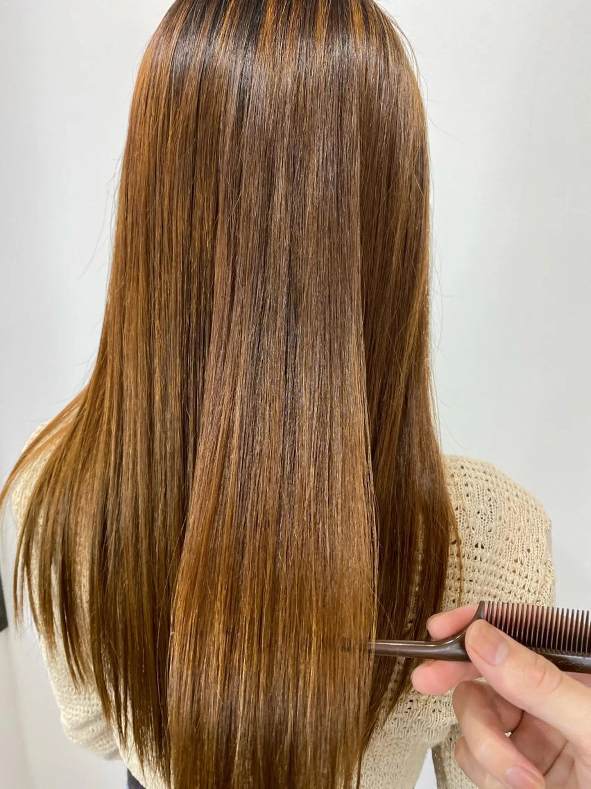 ロング 縮毛矯正 【乾かすだけで革命】 早矢仕正志のヘアスタイル