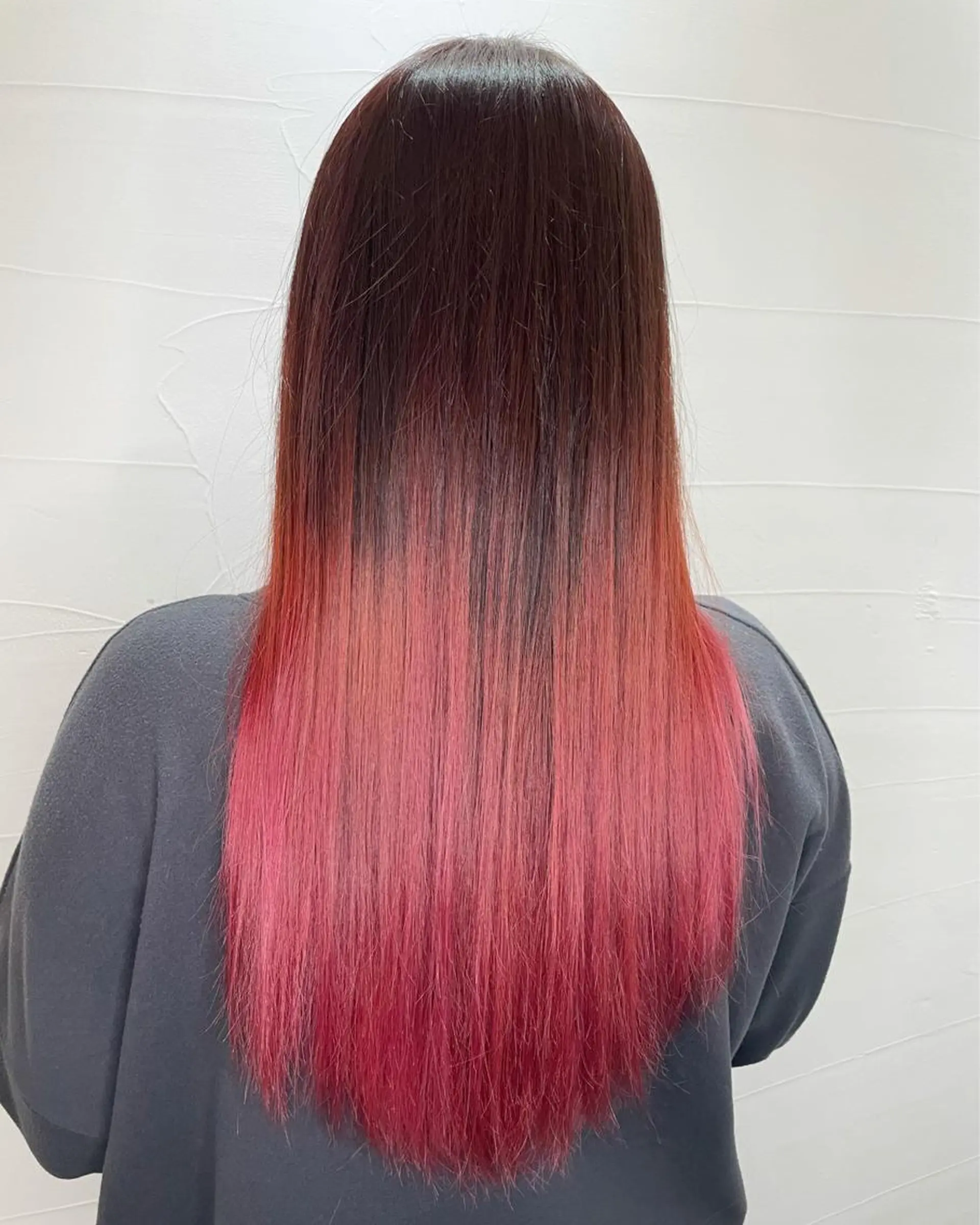 セミロング ヘアカラー トリートメント バレイヤージュカラー 特化美容師✨星皓太のヘアスタイル