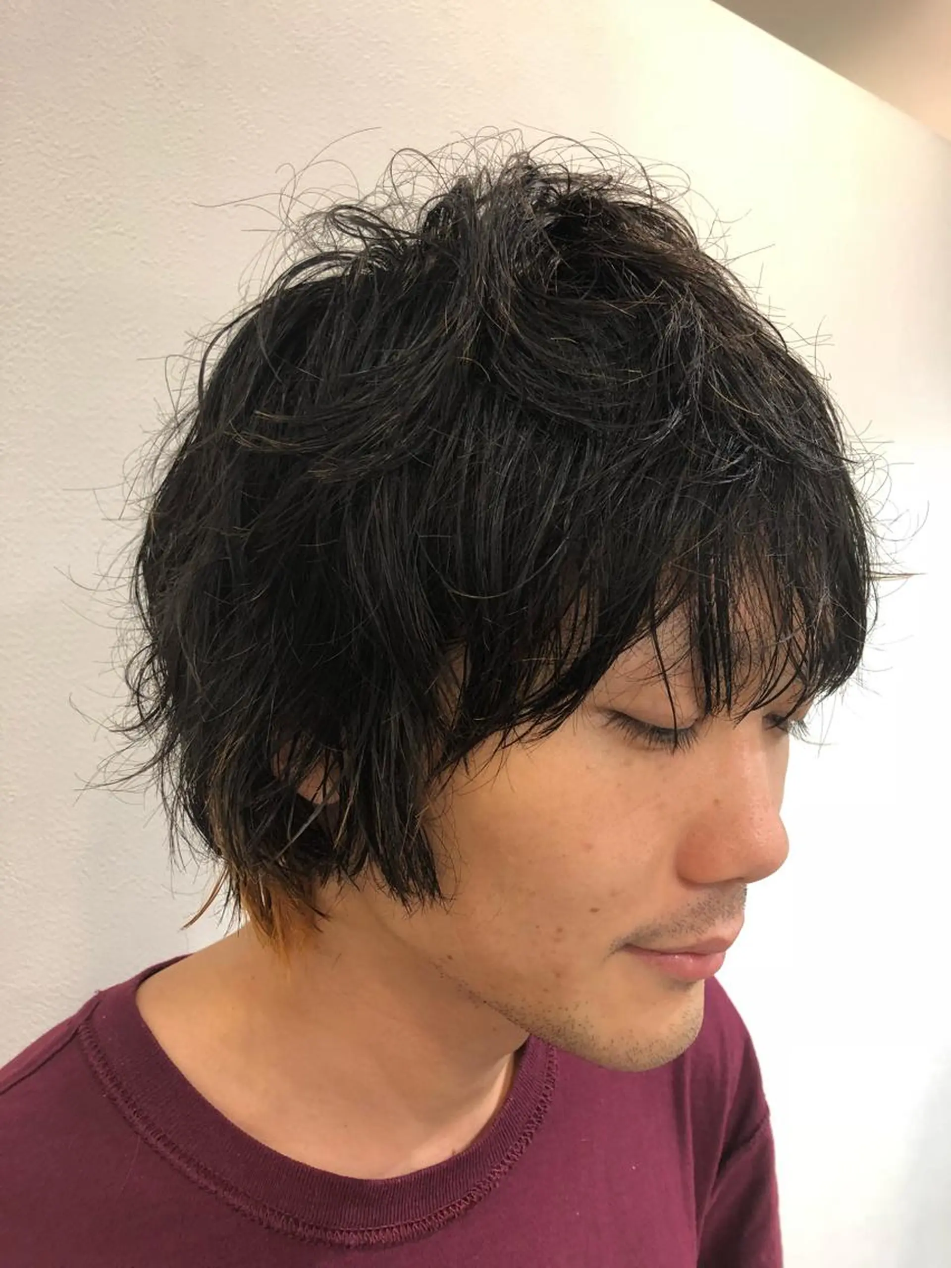 カラー パーマ メンズ TELA HAIR 大網店所属・TELAHAIRマネ ージャー島袋昂也のヘアスタイル