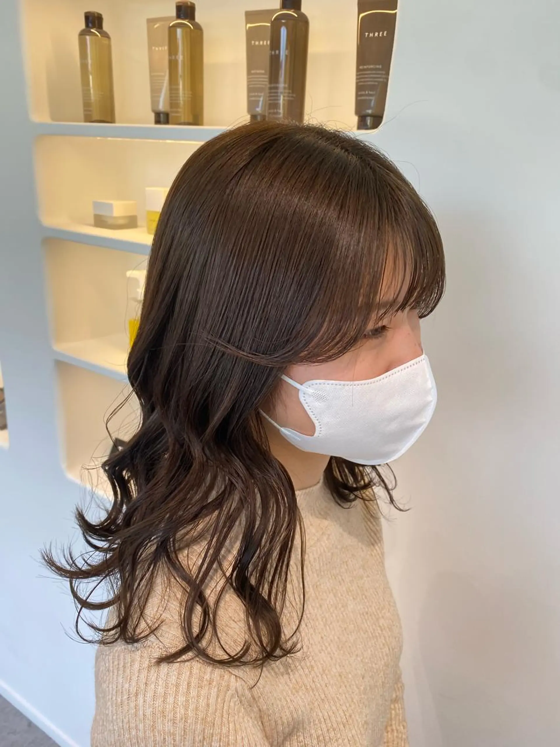 ロング カラー グレージュ トリートメント 髪質改善特化🥣🫧 天神美容室のヘアスタイル