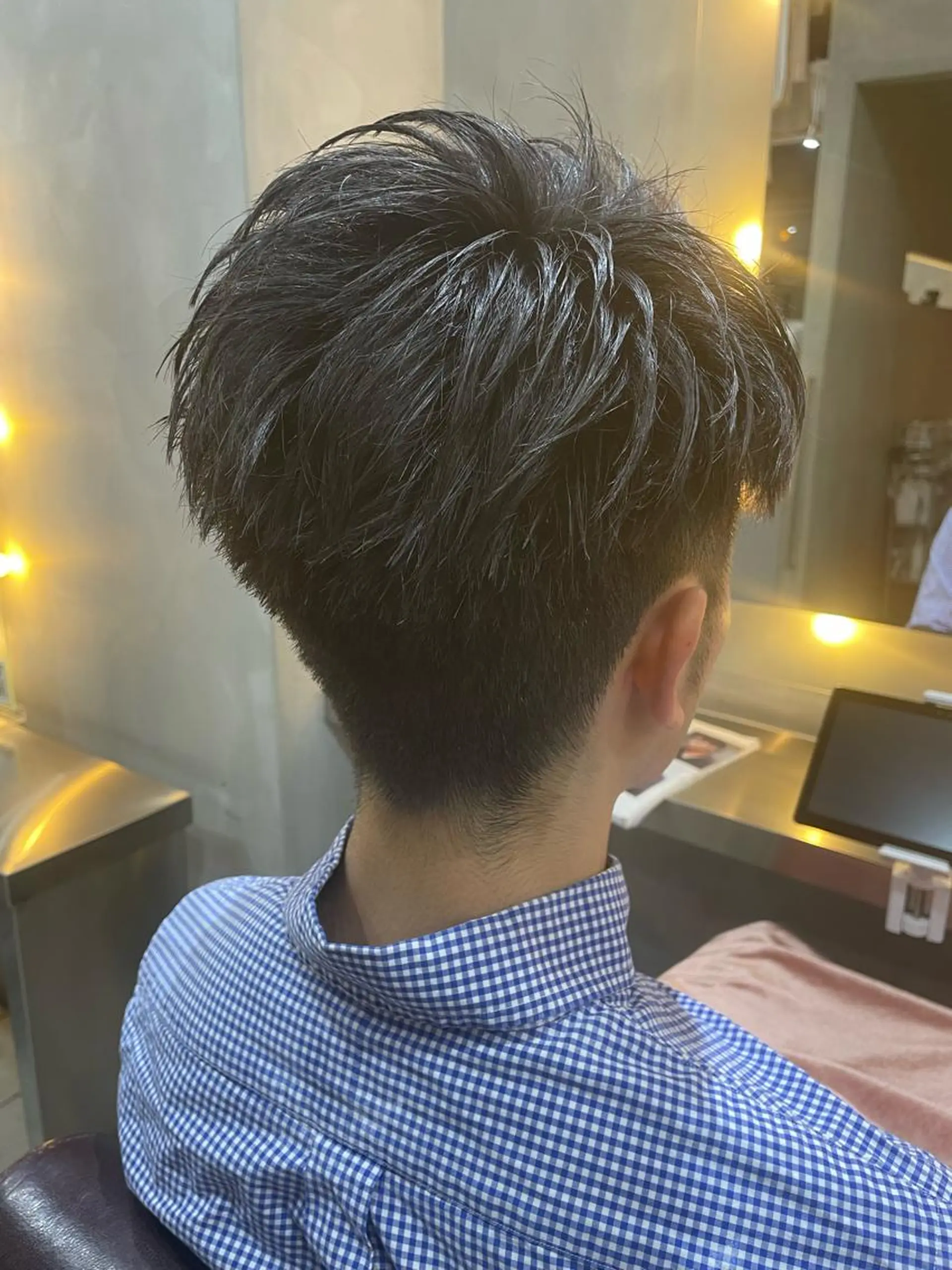 メンズ メンズショート Life is pleasure所属・岡田 駿也のヘアスタイル