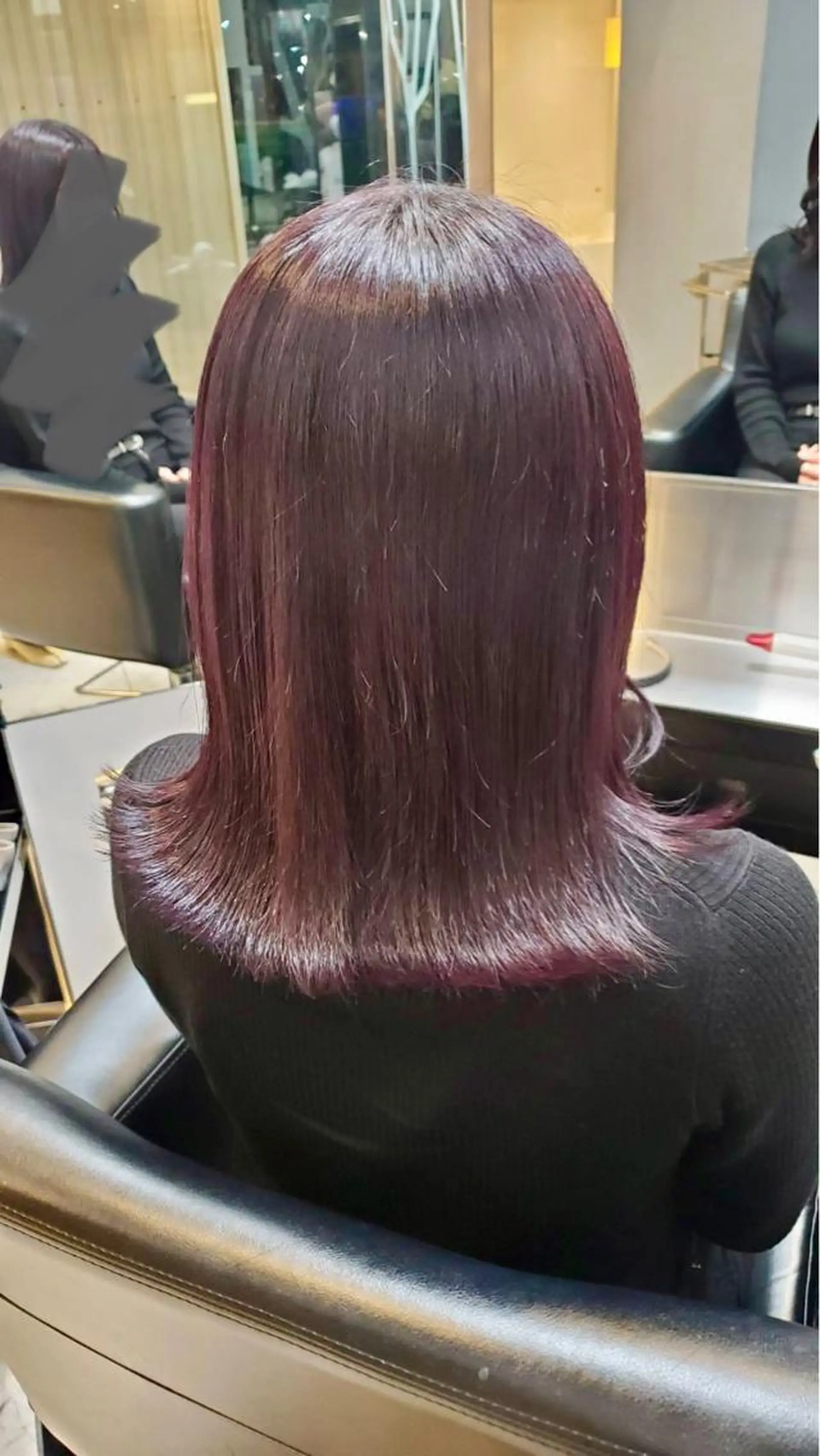 ロング ホリイ ハルカのヘアスタイル