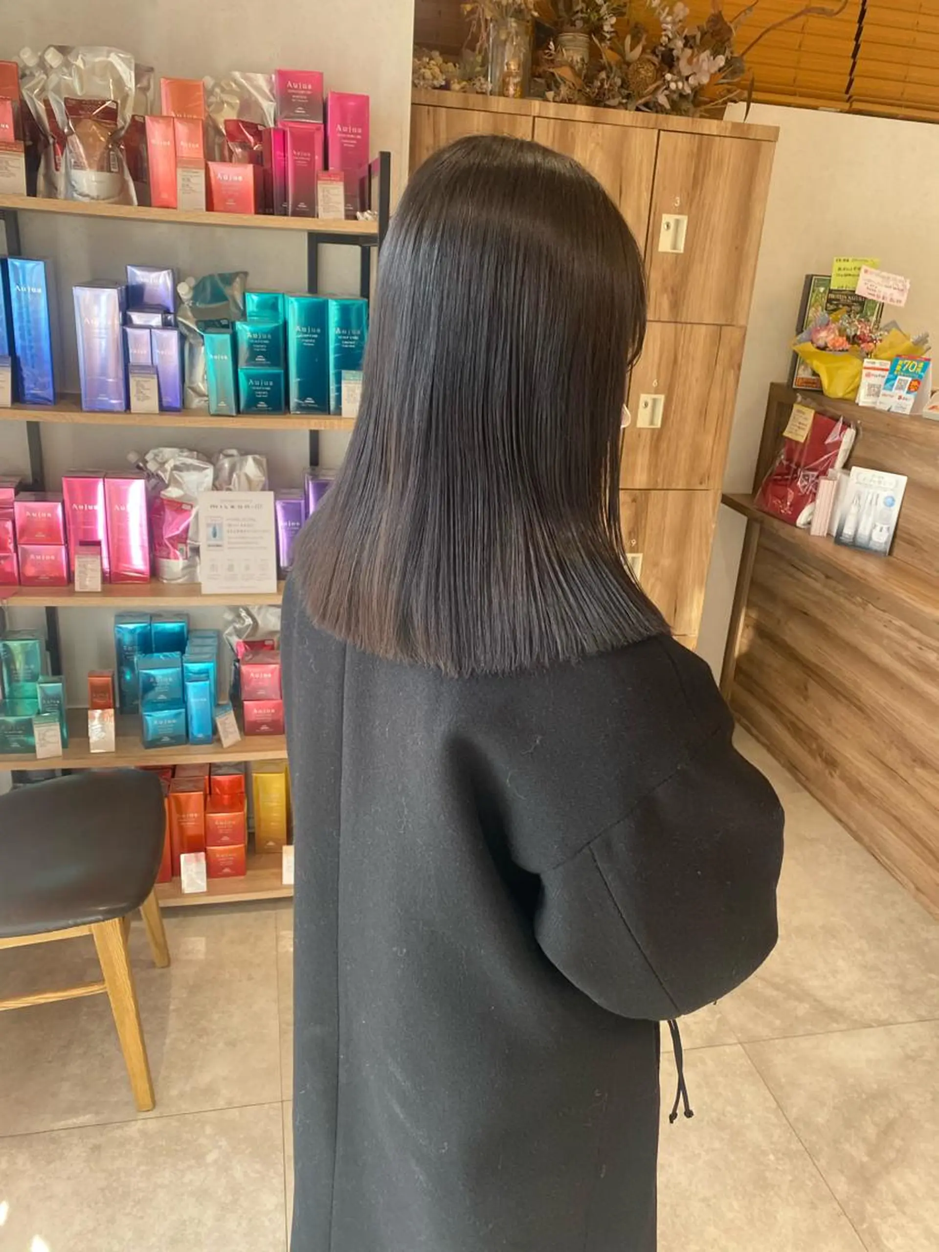 セミロング カラー ヘアカラー トリートメント ヘッドスパ パーマ指名No1 /namiのヘアスタイル