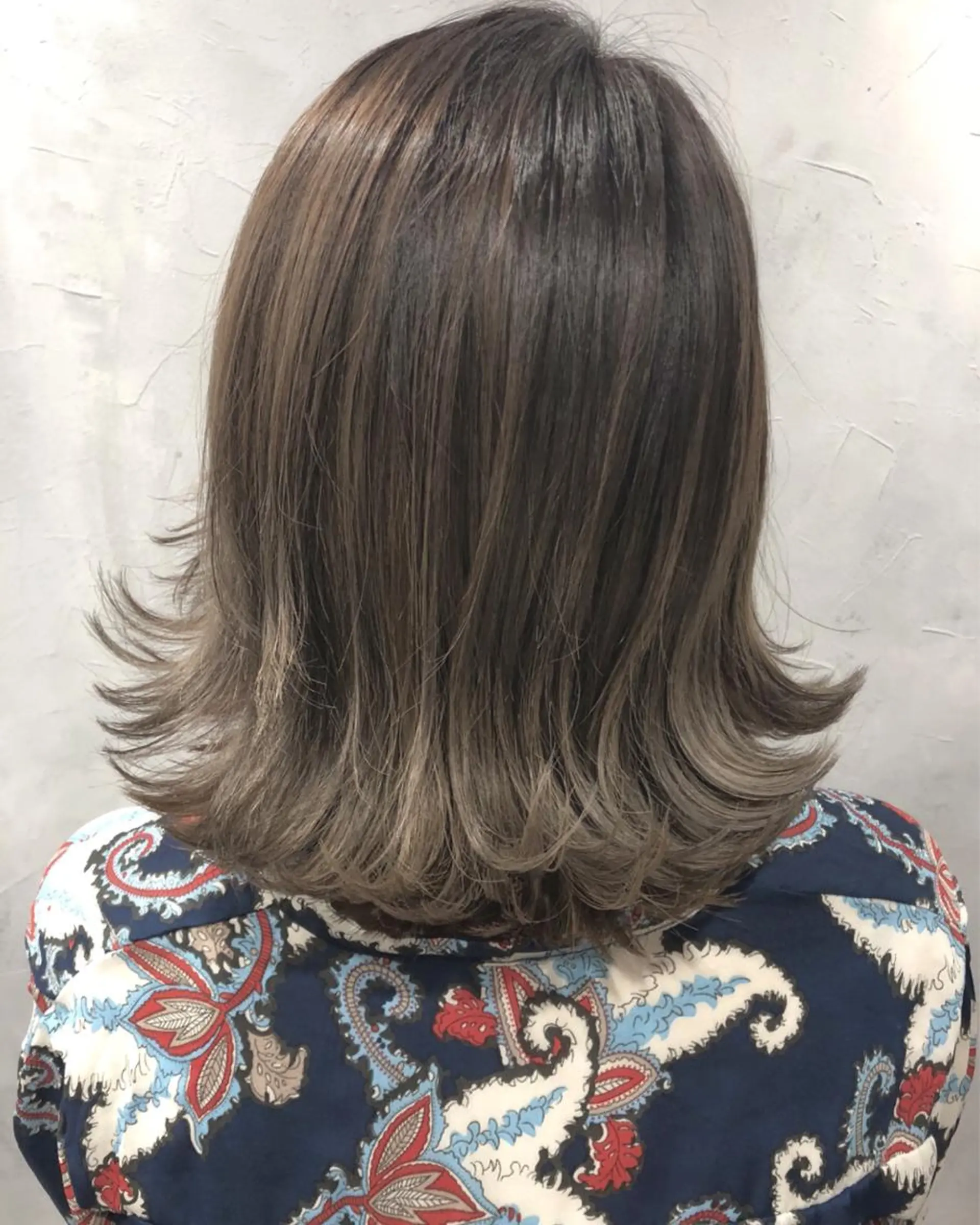 ミディアム ヘアカラー 南都 良太のヘアスタイル