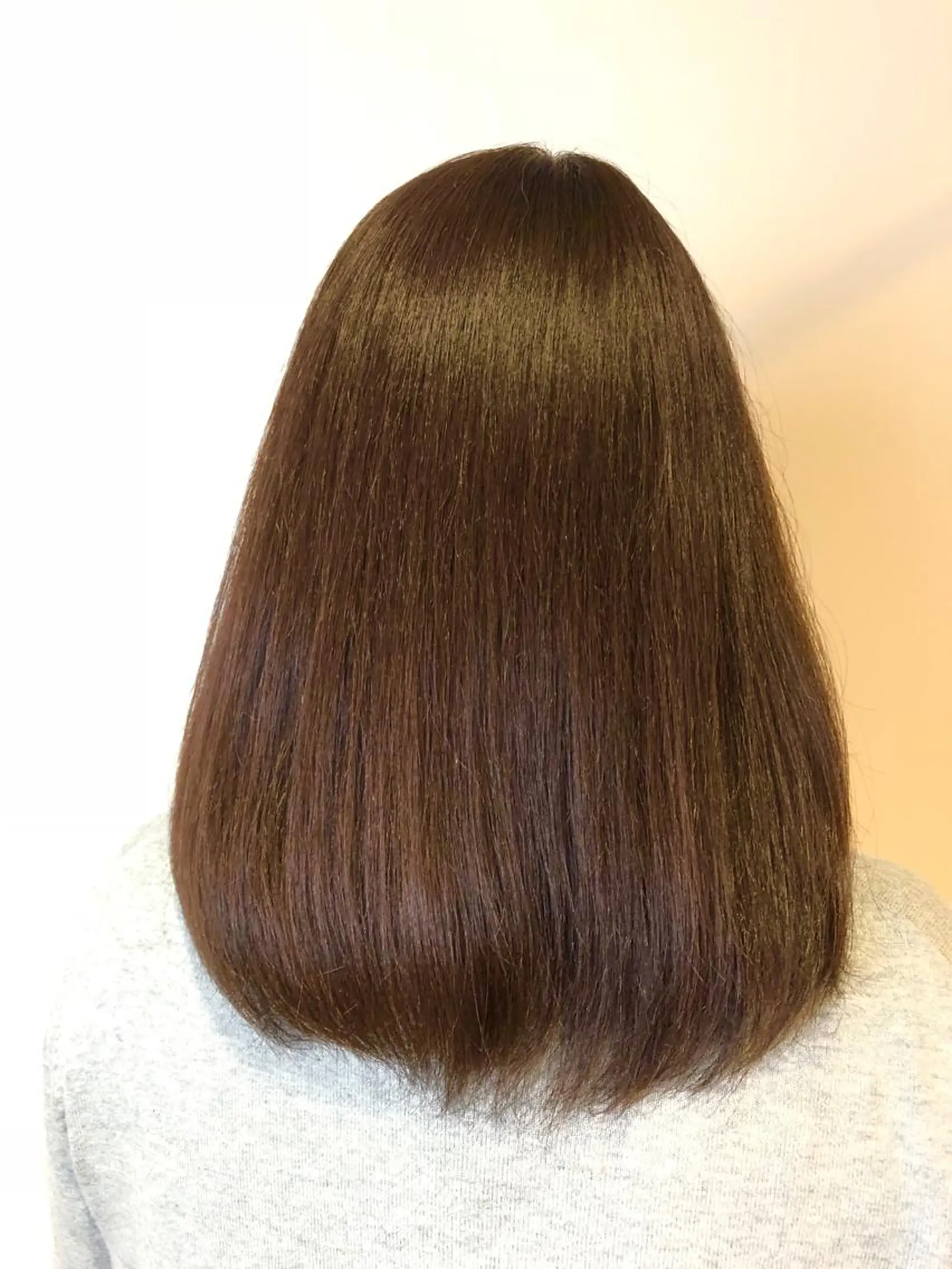 ミディアム カラー カット ヘアカラー トリートメント 青野 文香のヘアスタイル