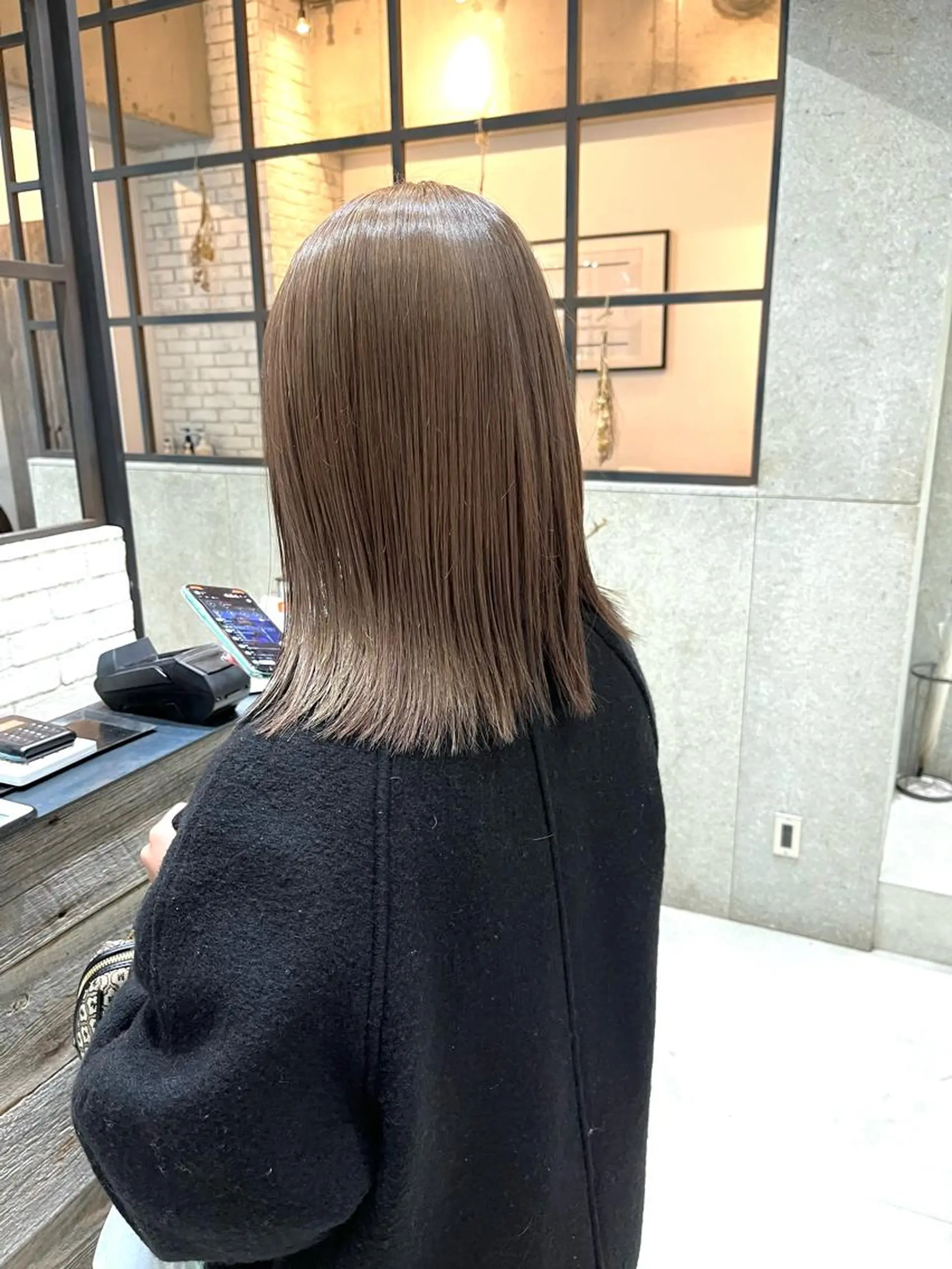 ロング アッシュ 髪質改善 ヨシンモリ 韓国風ヘア トリートメント カット ヘアカラー 🌈透明感カラー 韓 国ヘアこうたろうのヘアスタイル