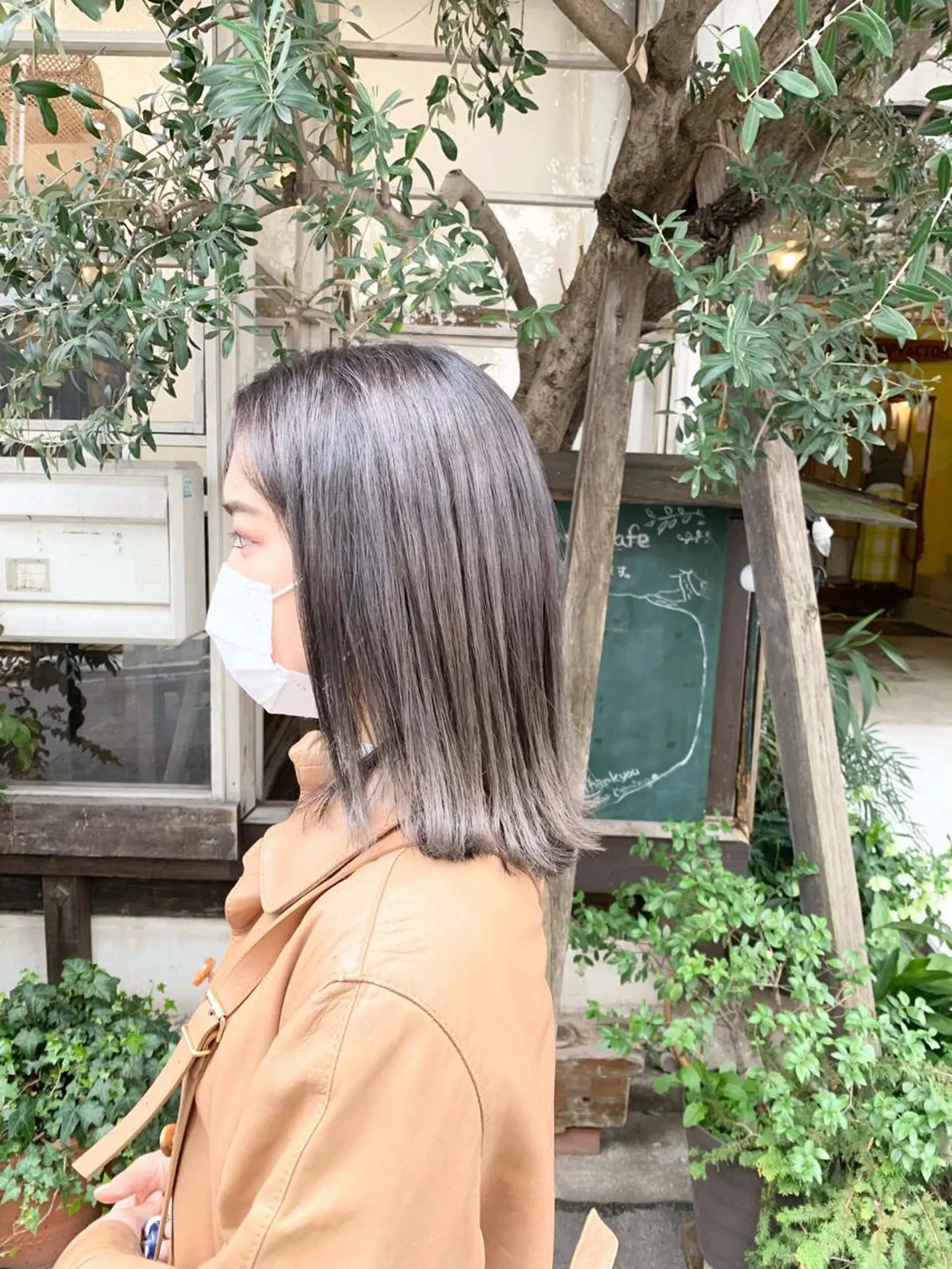 ミディアム カラー カット ヘアカラー トリートメント LEB所属・下河 宗太のヘアスタイル
