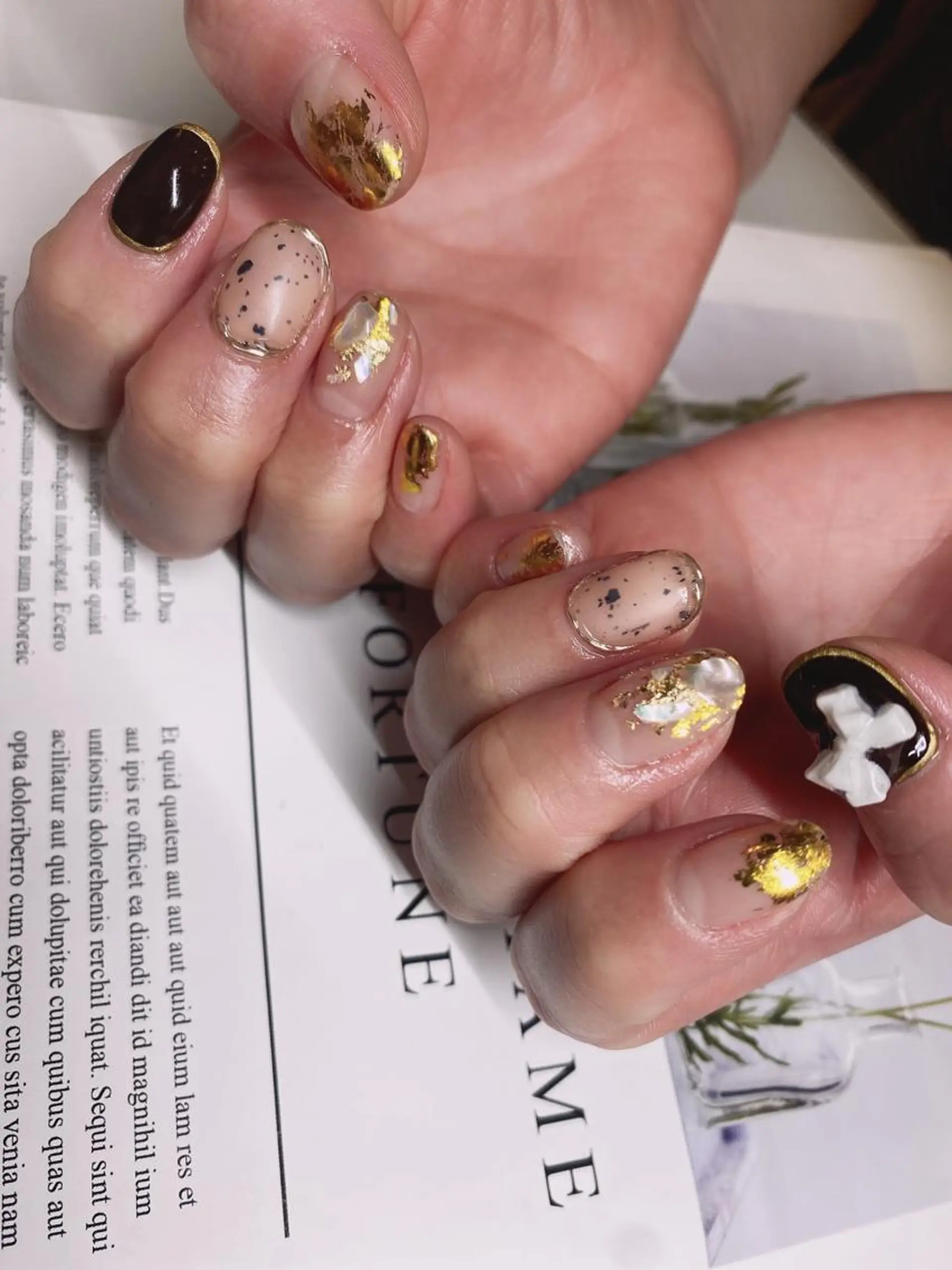 ショート ハンドネイル NAILSALON 🍔Timna🍟のネイルデザイン