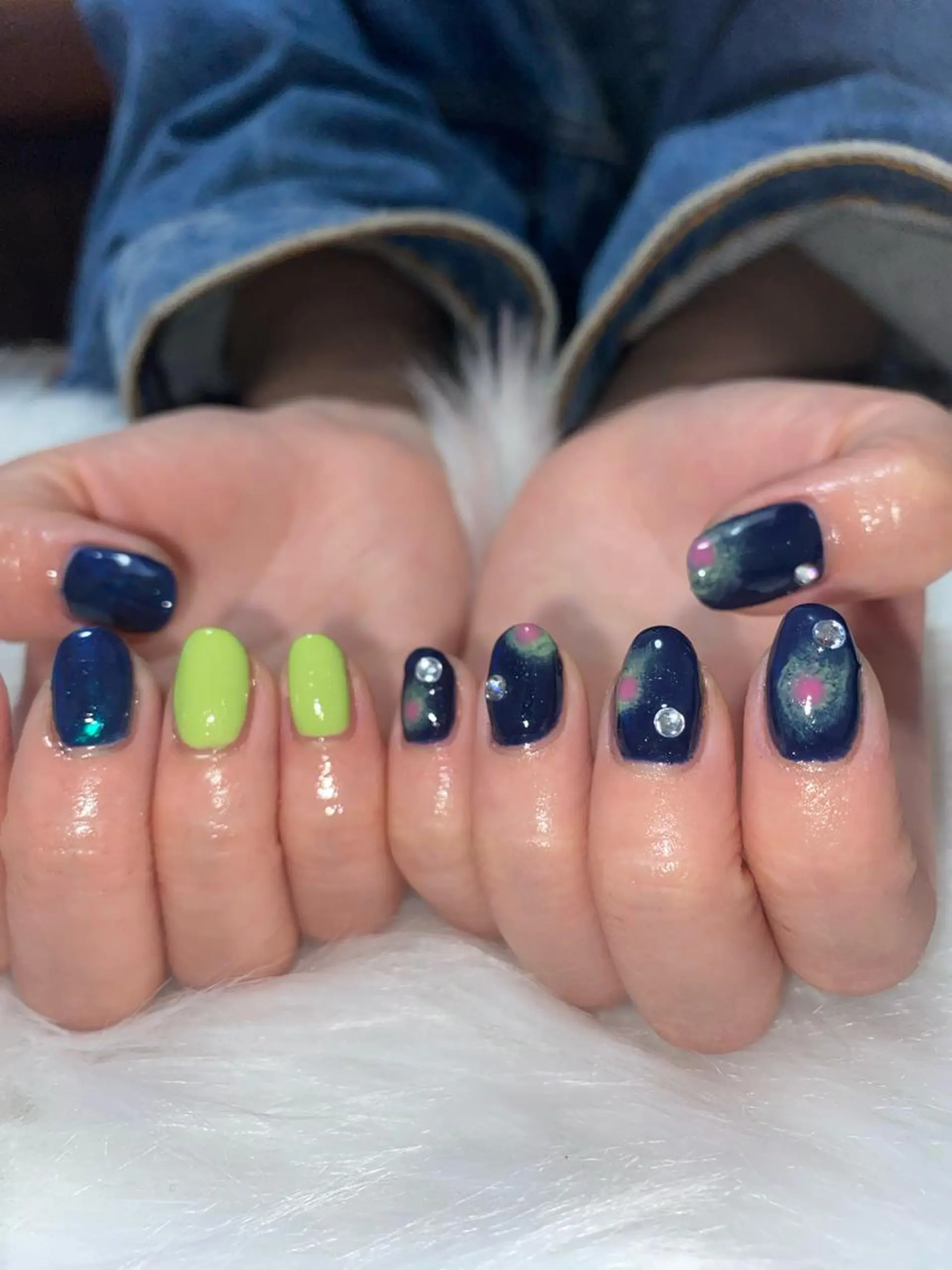 ネイル アートネイル 持ち込み ハンドネイル lillion nail salon所属・Ru nail♡のネイルデザイン