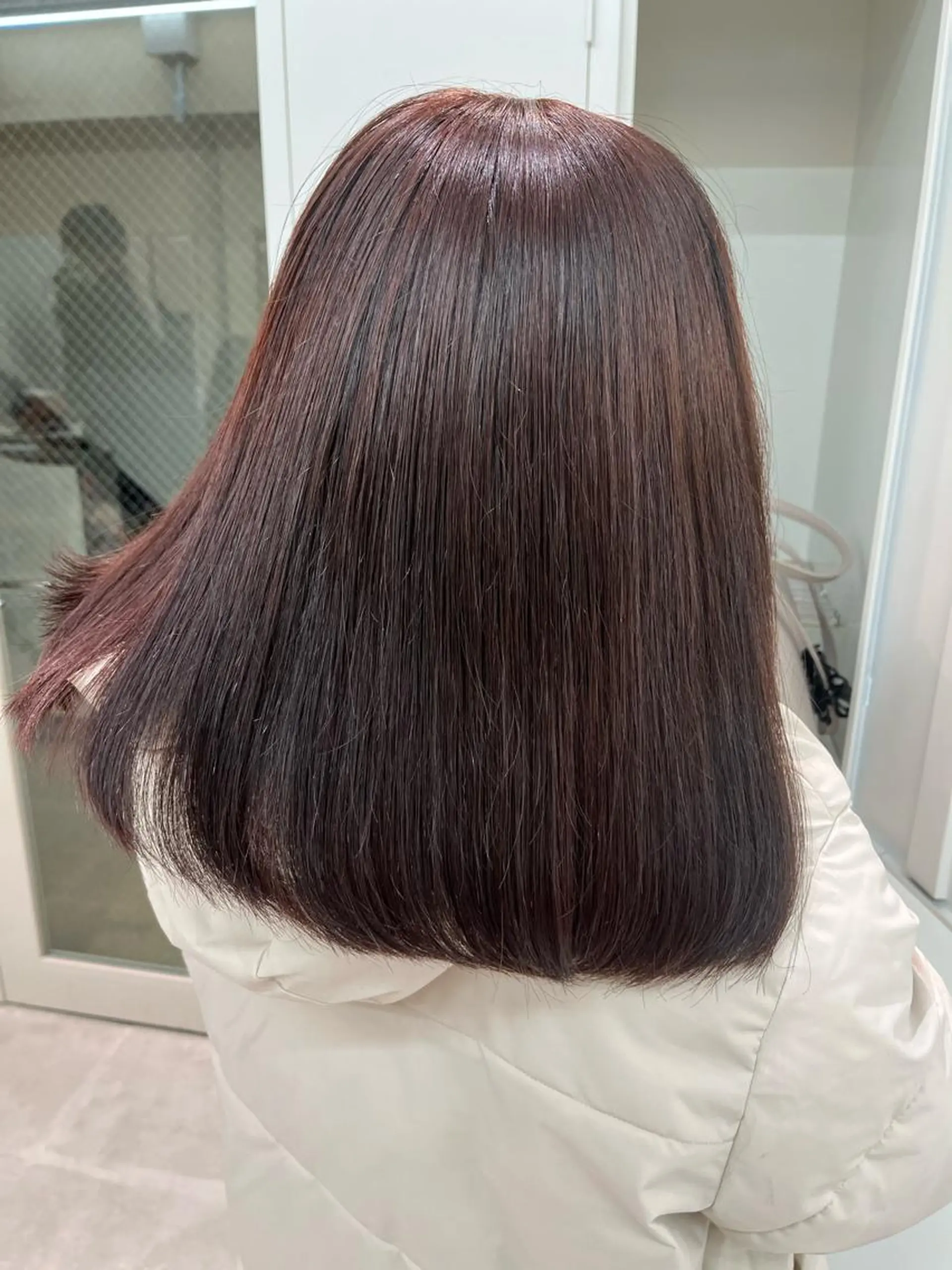 ミディアム カラー カット ヘアカラー 🇰🇷jisoo -ジス-🇰🇷のヘアスタイル