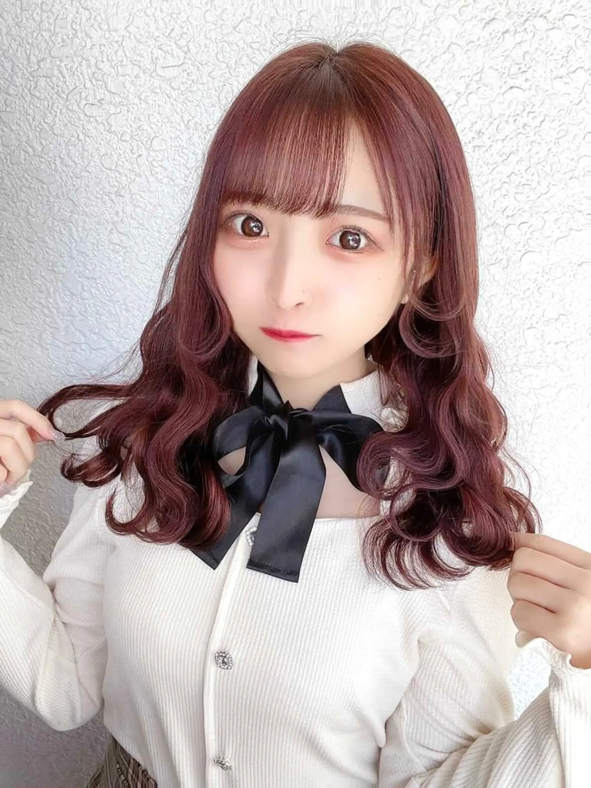 ロング カラー アディクシーカラー イルミナカラー ラベンダーカラー ピンクカラー ピンクラベンダー カット ヘアカラー 💖透明感カラー💖 坂本万由子のヘアスタイル