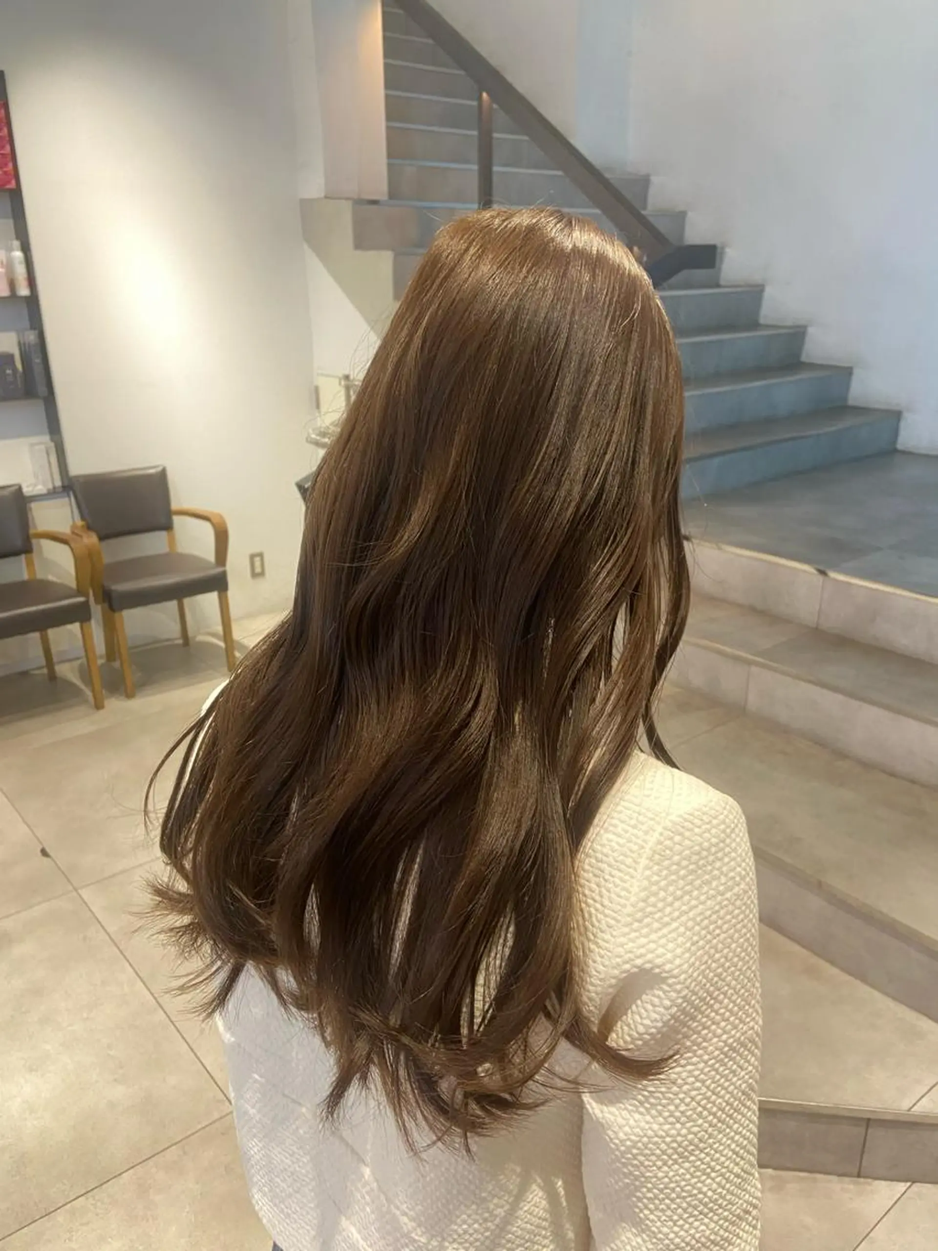 ロング ヘアカラー 🎀韓国レイヤー特化 🎀ベージュ/ミクのヘアスタイル