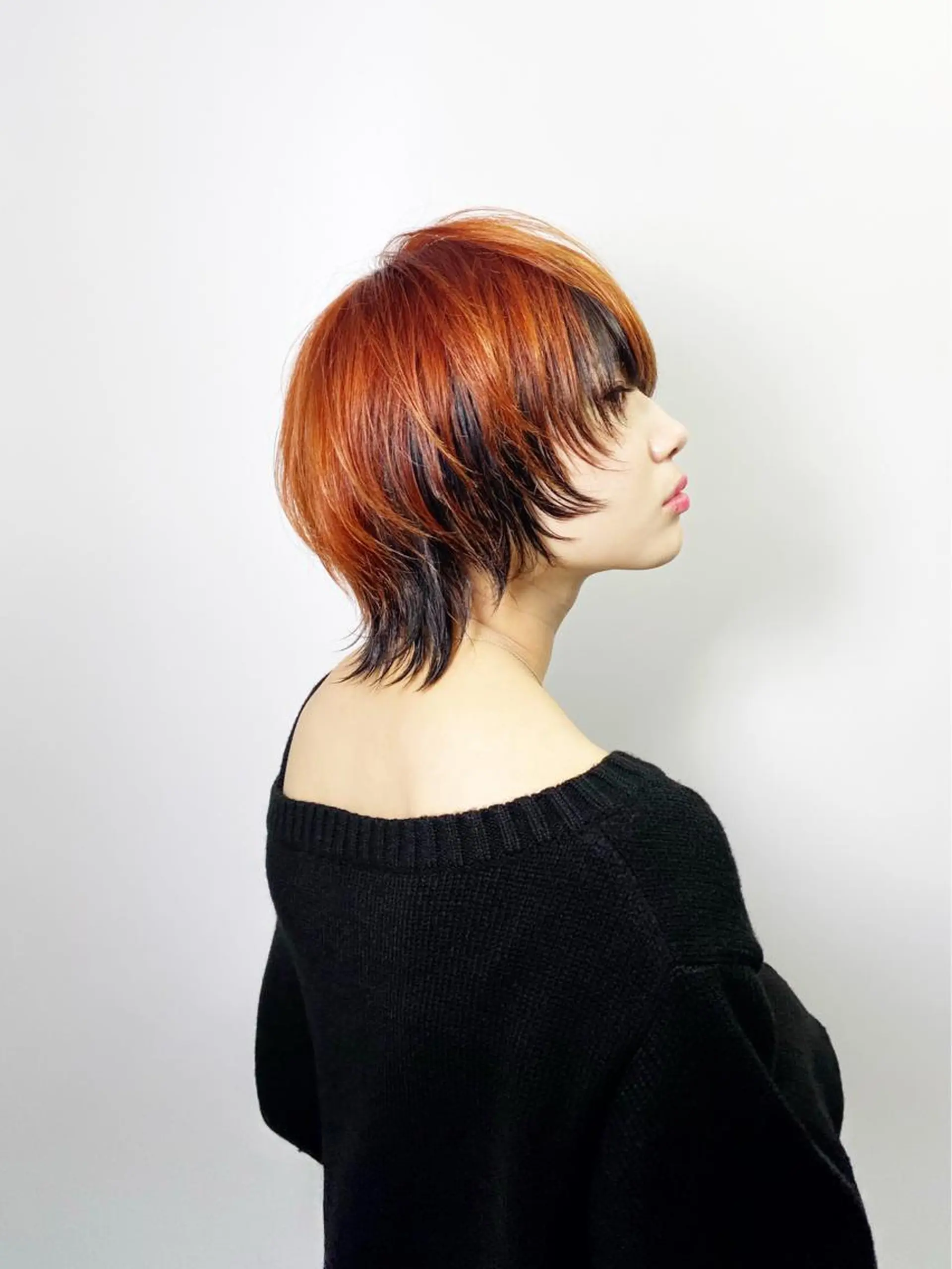 ショート カラー ショートヘア ウルフカット カット ヘアカラー トリートメント 大橋 拓巳のヘアスタイル