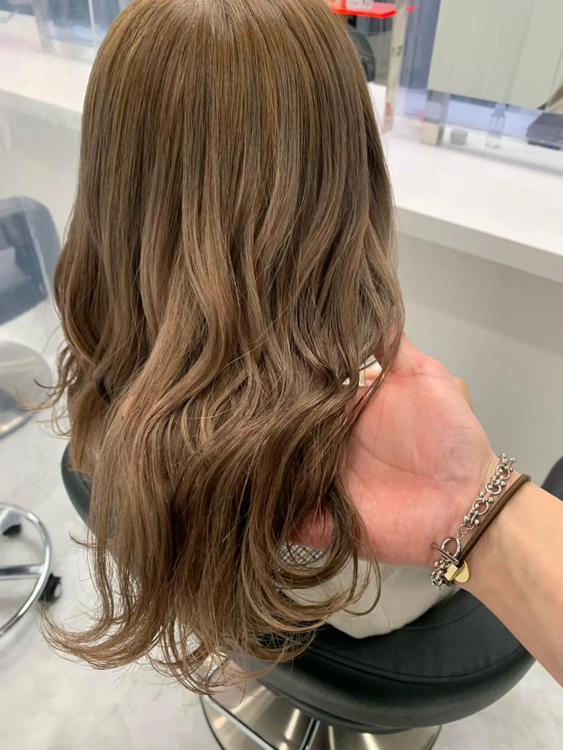 カラー ヘアカラー トリートメント 💗ツヤ髪💗透け感 💗ブリーチなし💗のヘアスタイル
