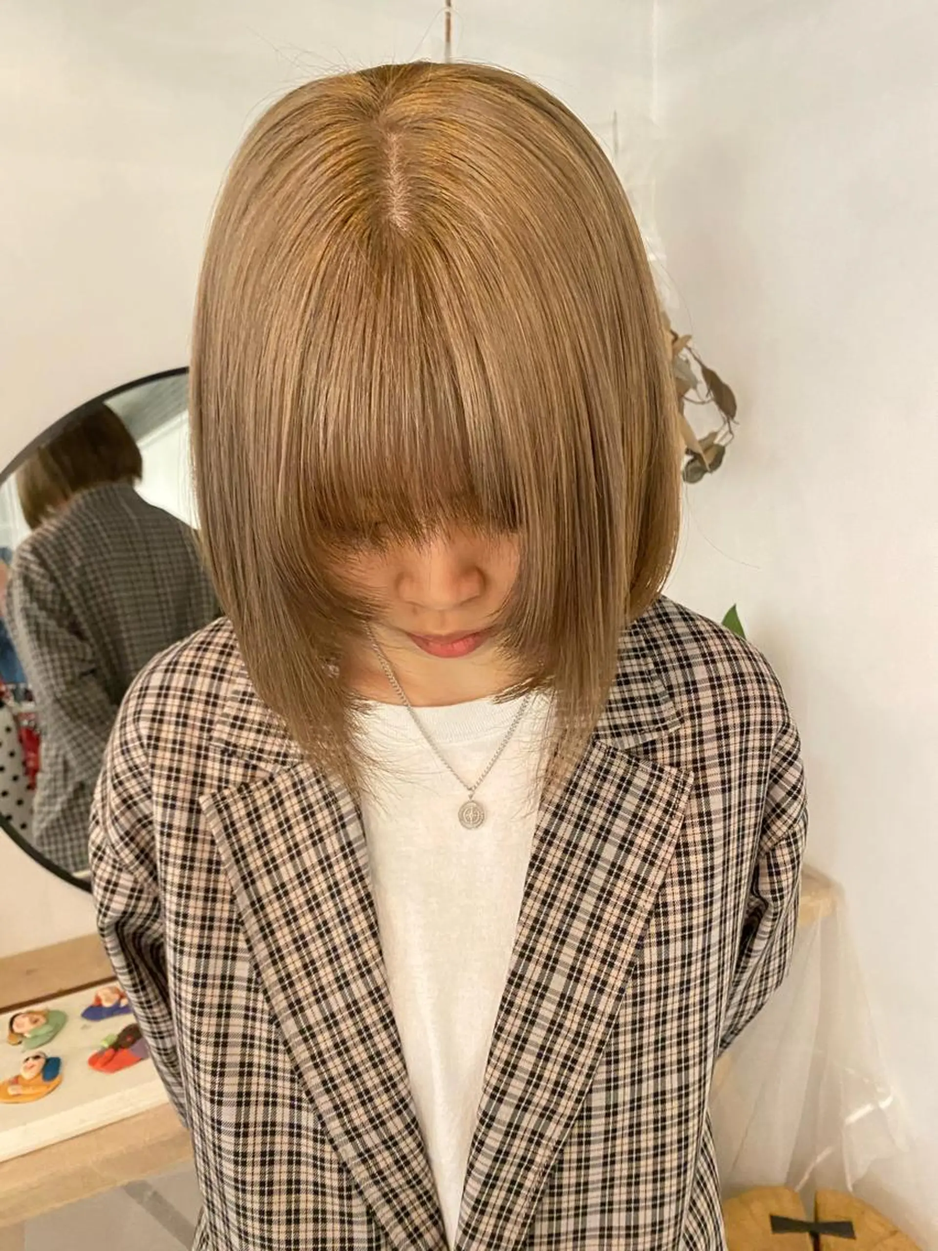 ミディアム カラー 🌻名古屋🌻 🫧ハイトーン🫧のヘアスタイル