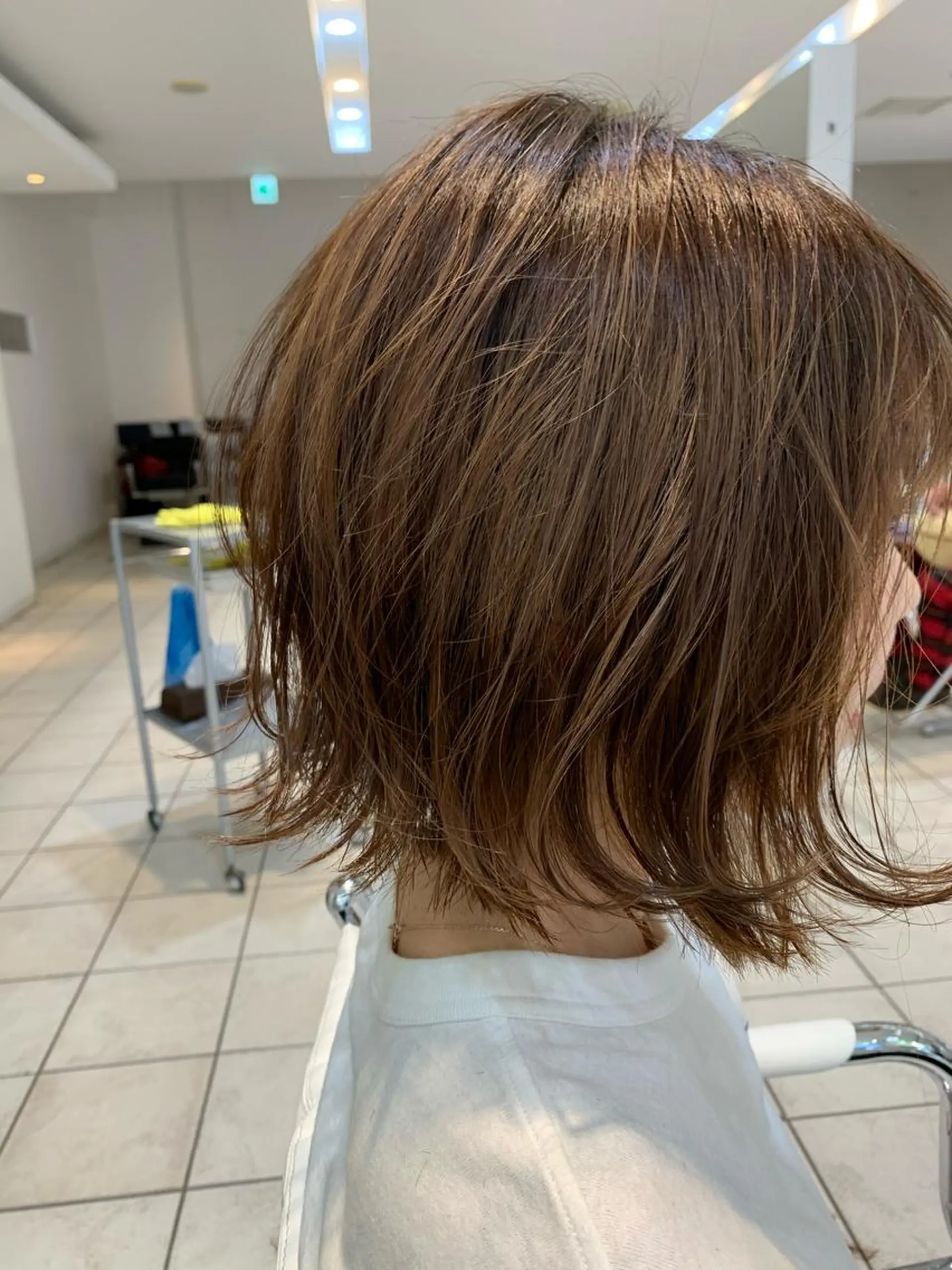 ミディアム 竹井 寛喜のヘアスタイル