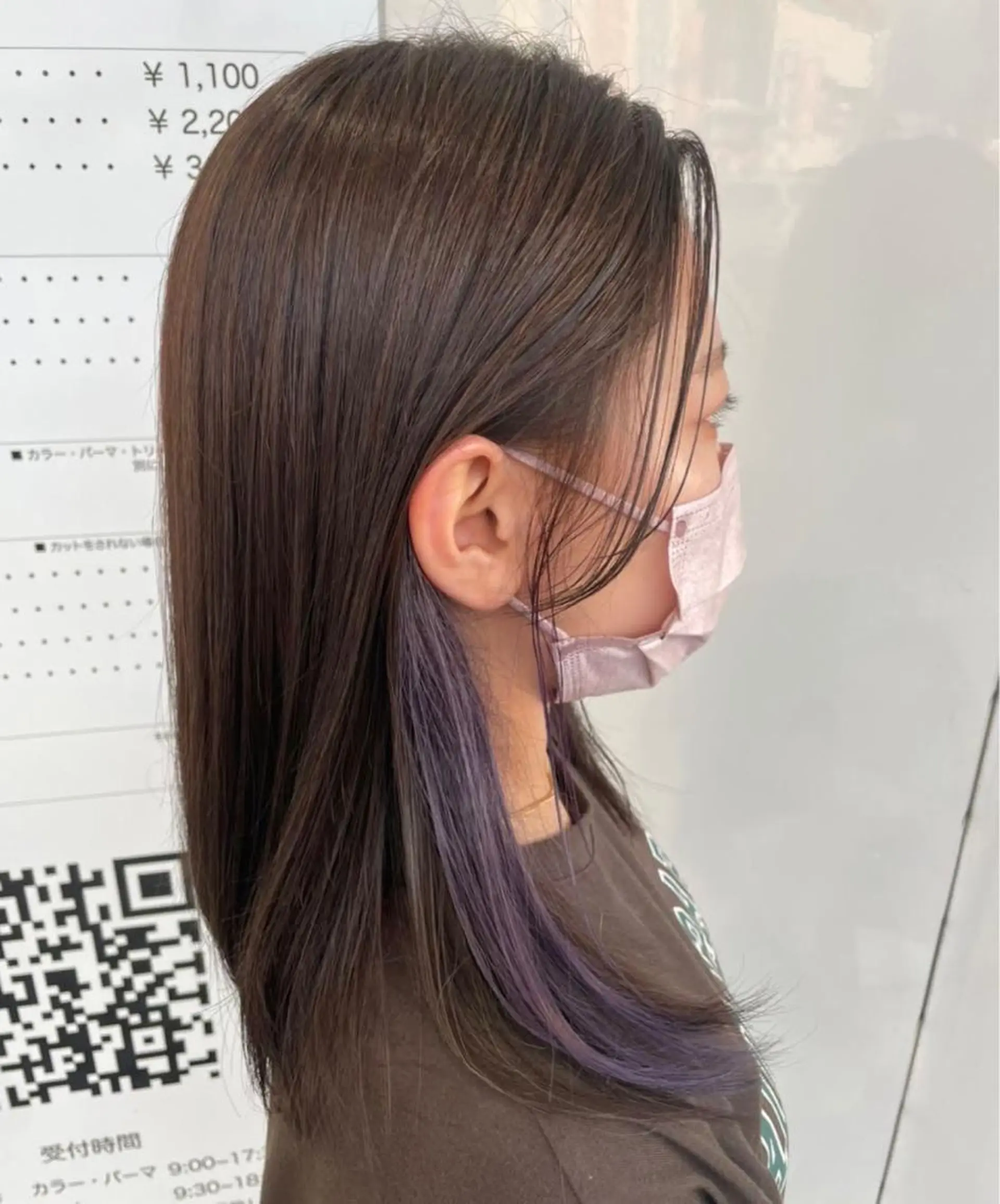 ミディアム カラー DC カラーモデルのヘアスタイル