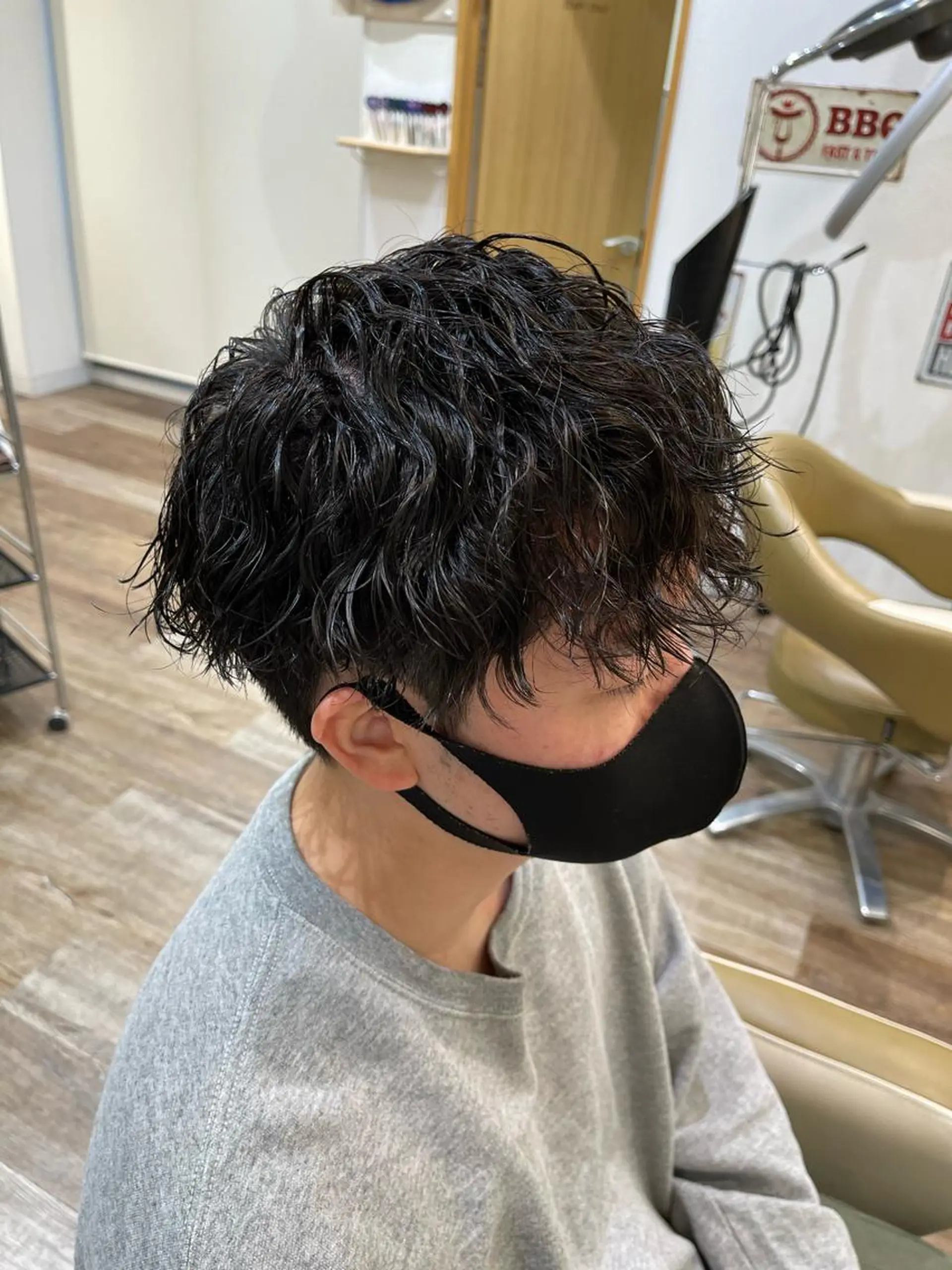 パーマ メンズ カット パーマ メンズパーマ 北原寿樹のヘアスタイル